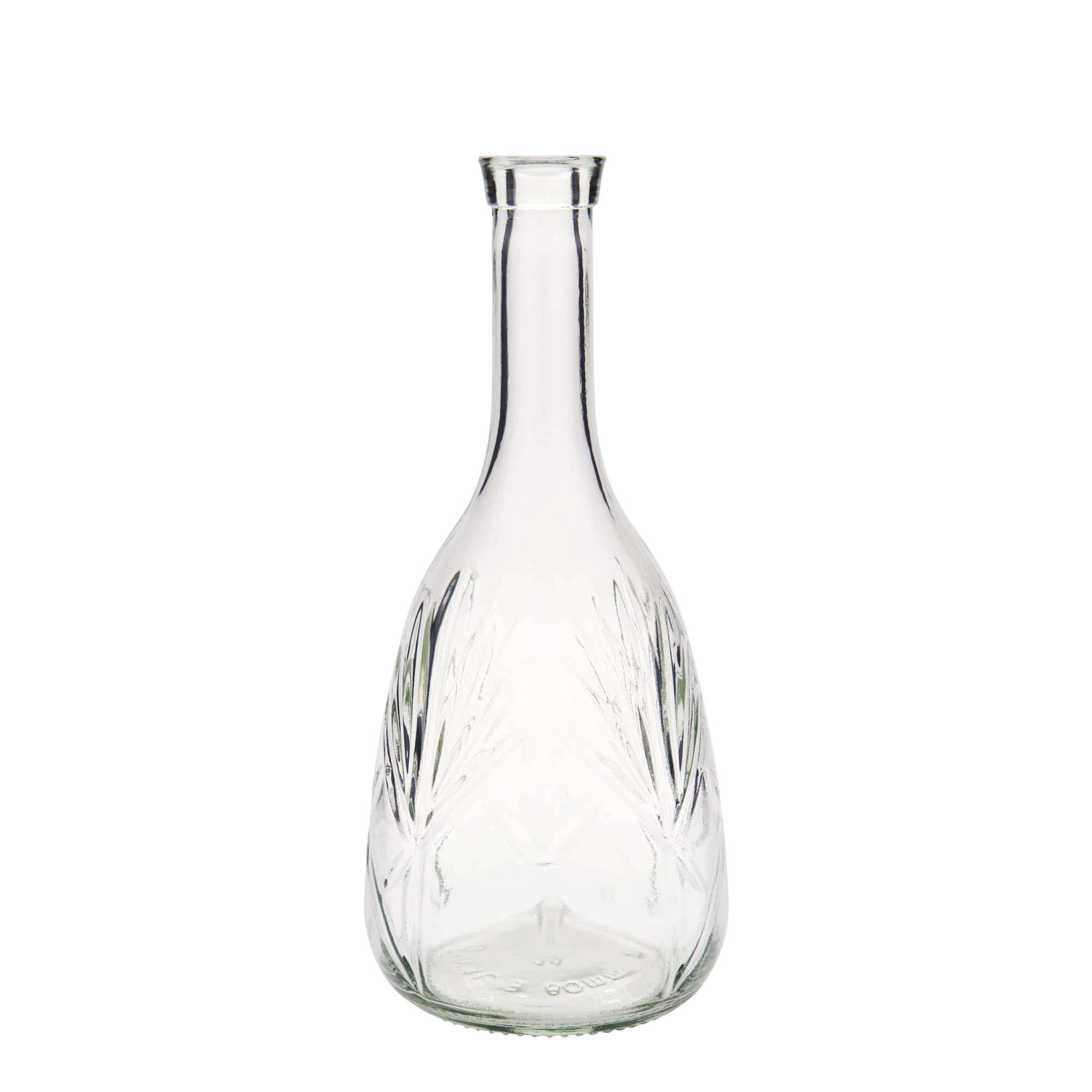 1.000 ml Glasflasche „Reliefa“, Mündung: Kork