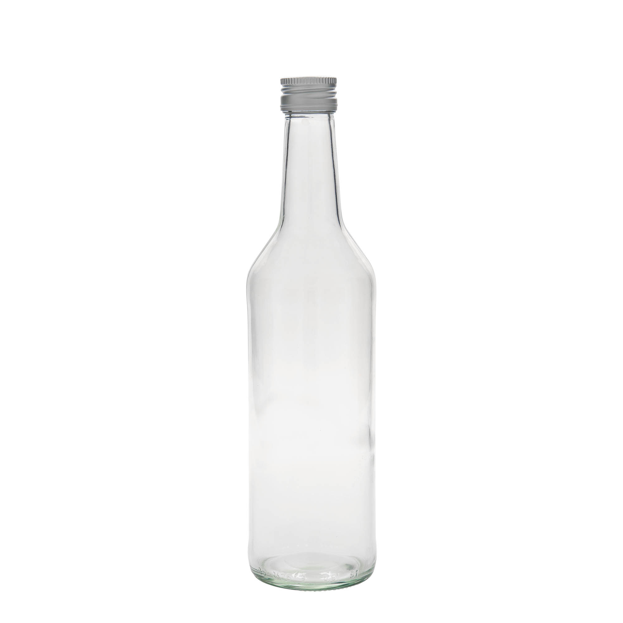 500 ml Glasflasche Geradhals, Mündung: PP 28 500 ml Glasflasche Geradhals, Mündung: PP 28