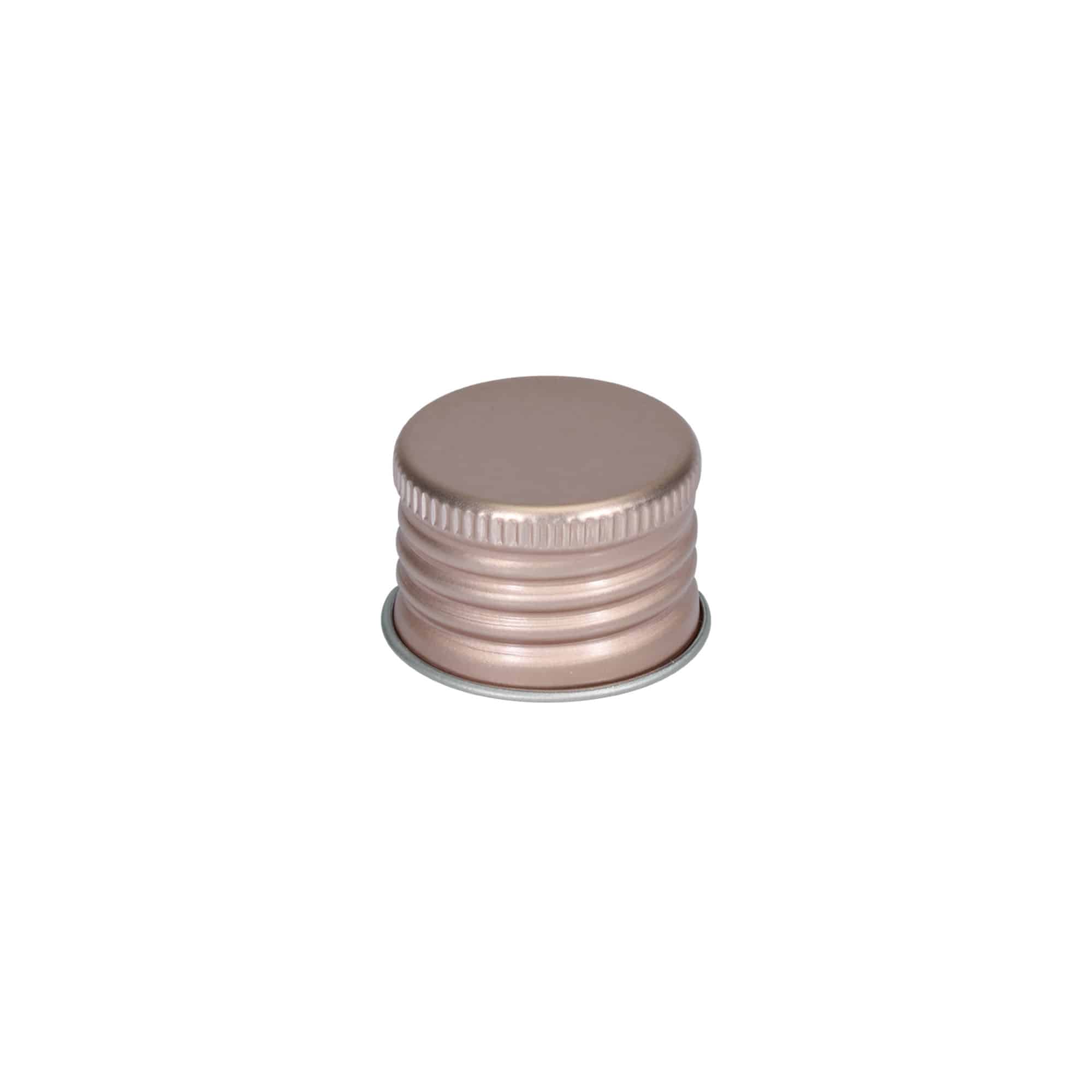 Schraubverschluss, Metall, rosa, für Mündung: 24/410