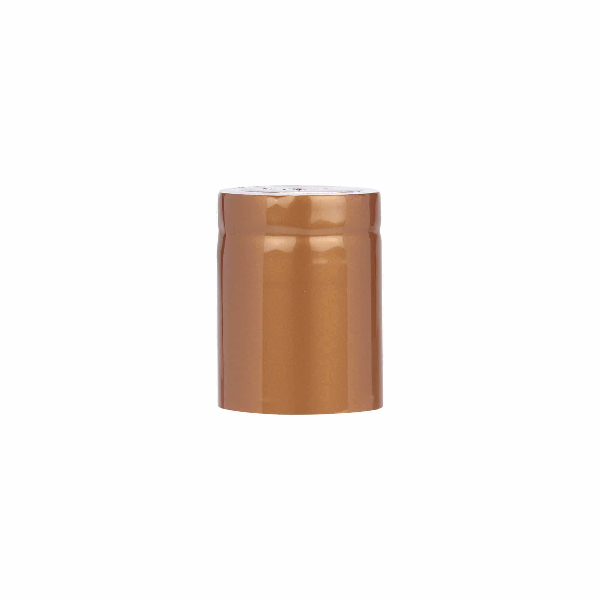 Schrumpfkapsel 32x41, PVC-Kunststoff, bronze