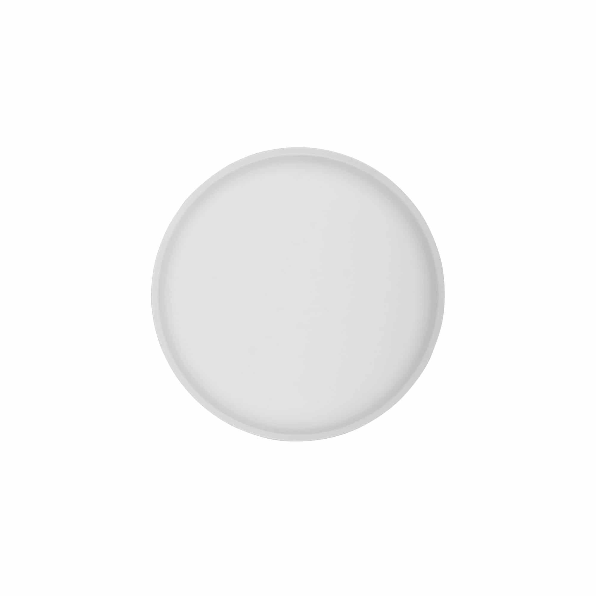 Schraubverschluss 'Clear/Platin Edition', PP-Kunststoff, weiß, für Mündung: 70/2P