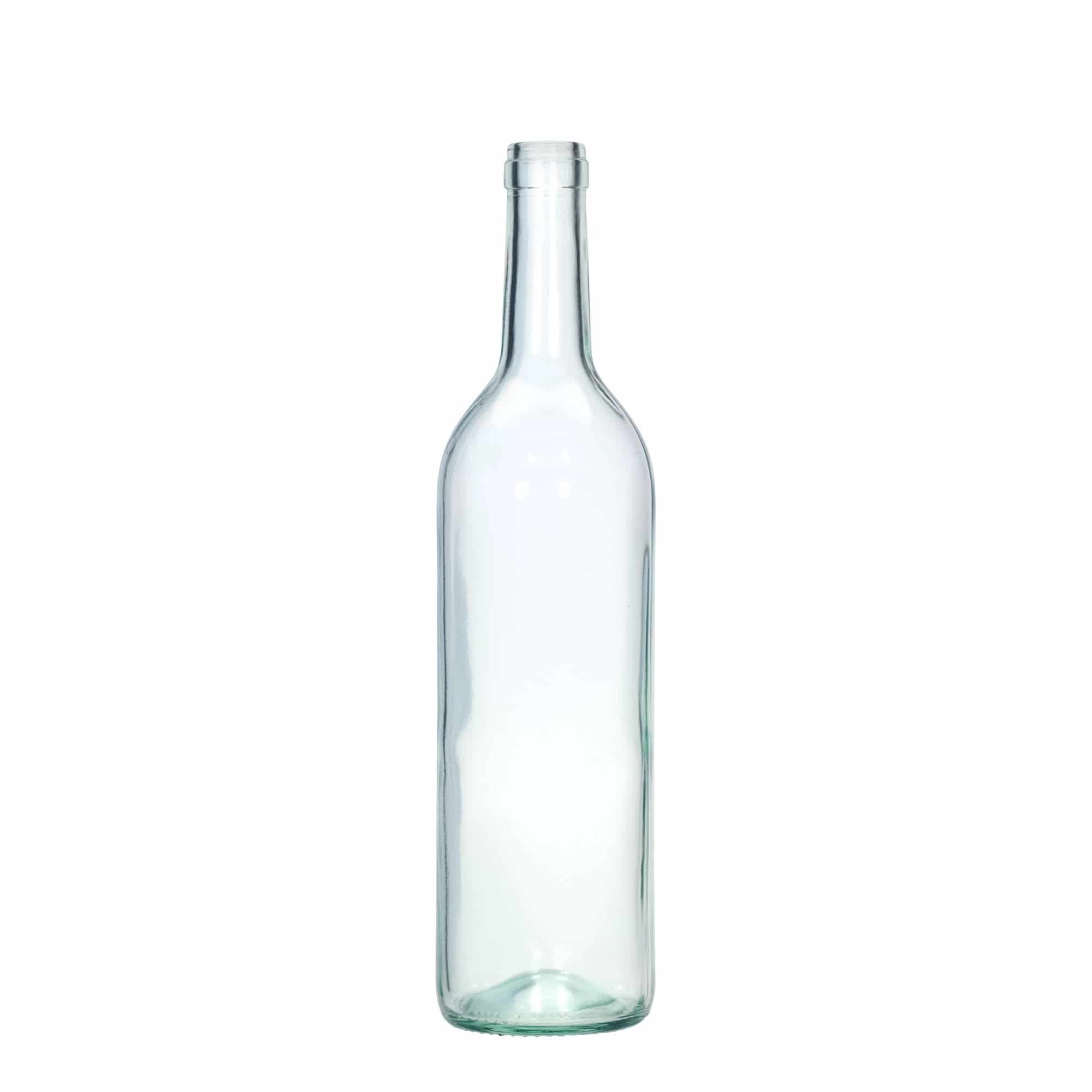 750 ml Glasflasche „Bordeaux Tradition“, Mündung: Kork