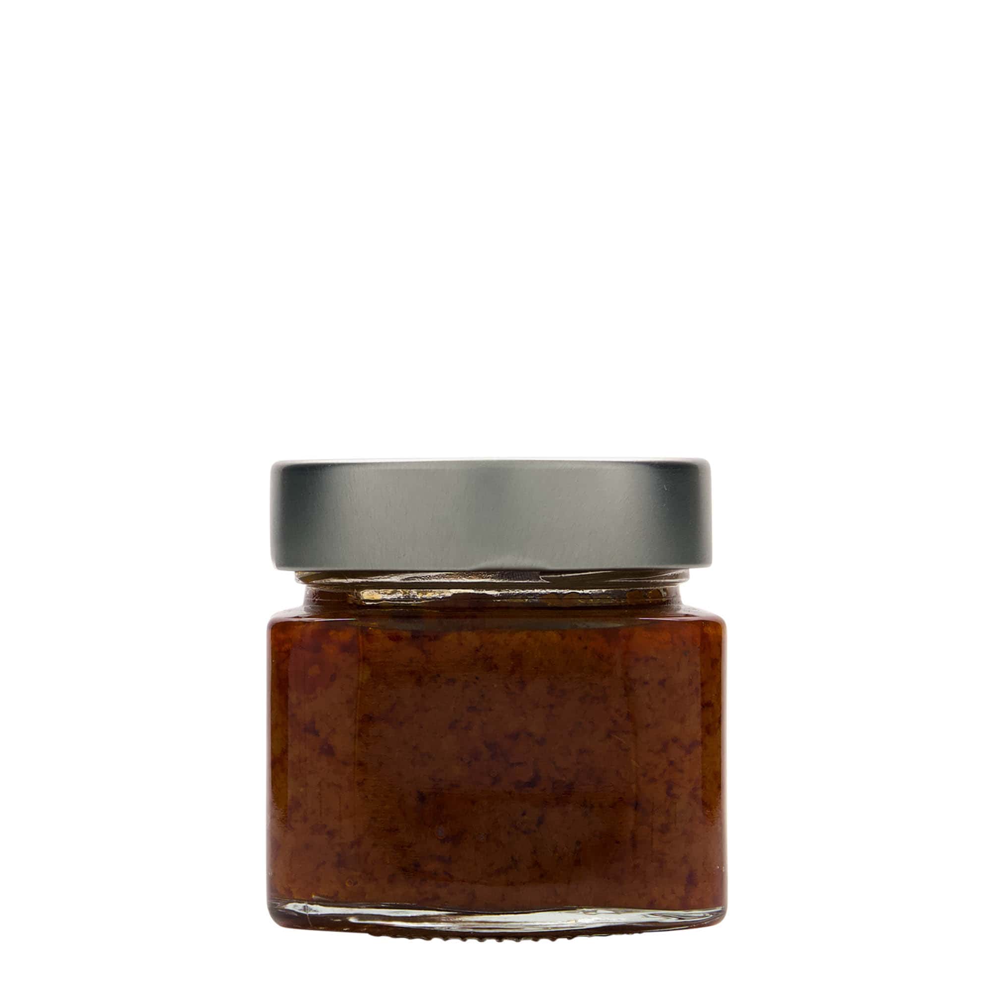 212 ml Vierkantglas 'Kimba', Mündung: Extra-Deep-Twist-Off (EDTO 70)