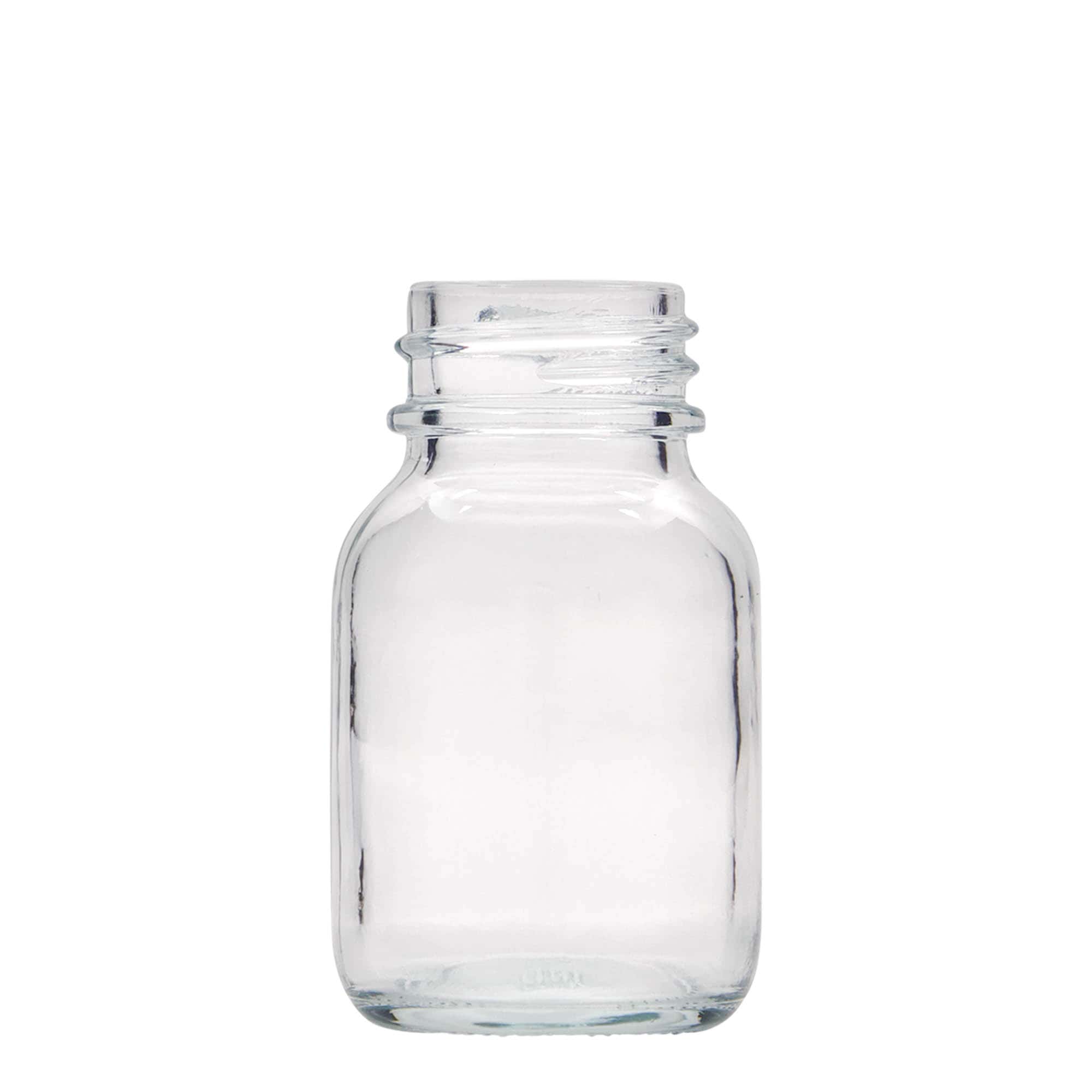 50 ml Weithalsglas, Mündung: DIN 32 50 ml Weithalsglas, Mündung: DIN 32