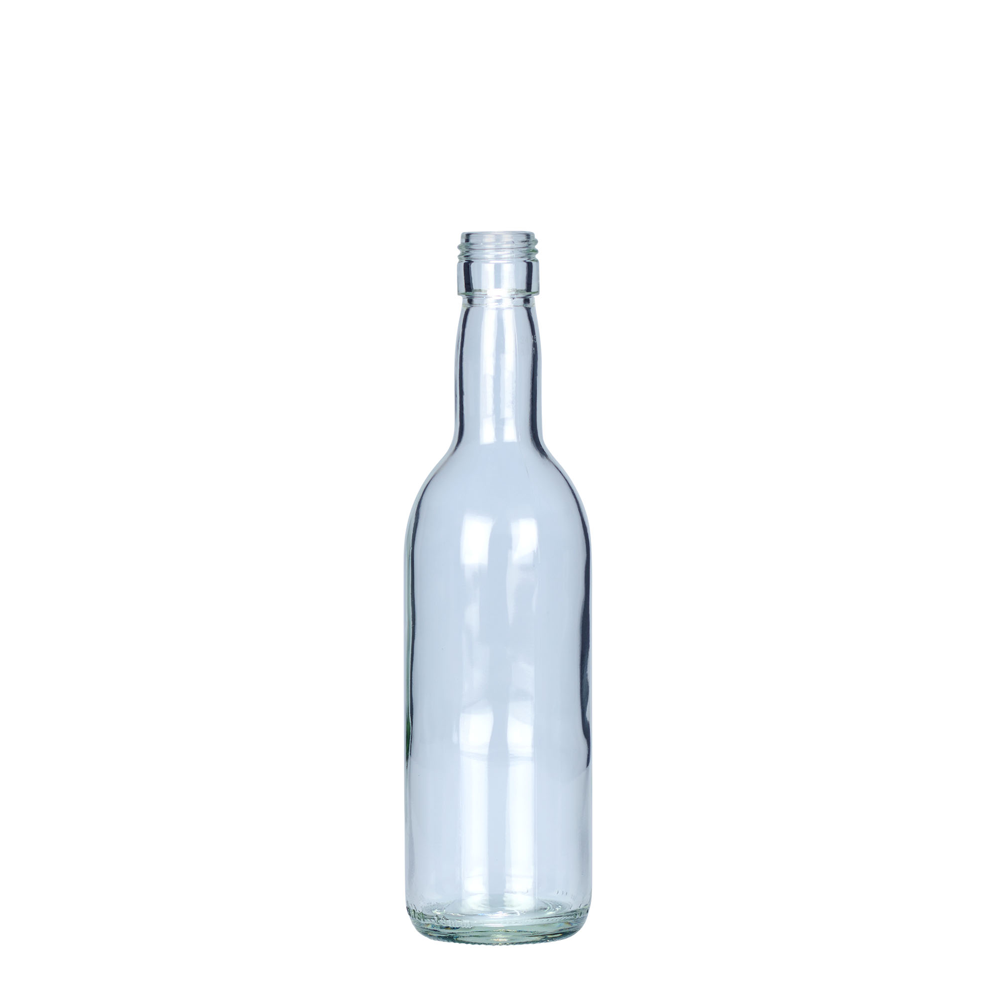 187 ml Glasflasche 'Bordeaux Airline', Mündung: PP 22 187 ml Glasflasche 'Bordeaux Airline', Mündung: PP 22