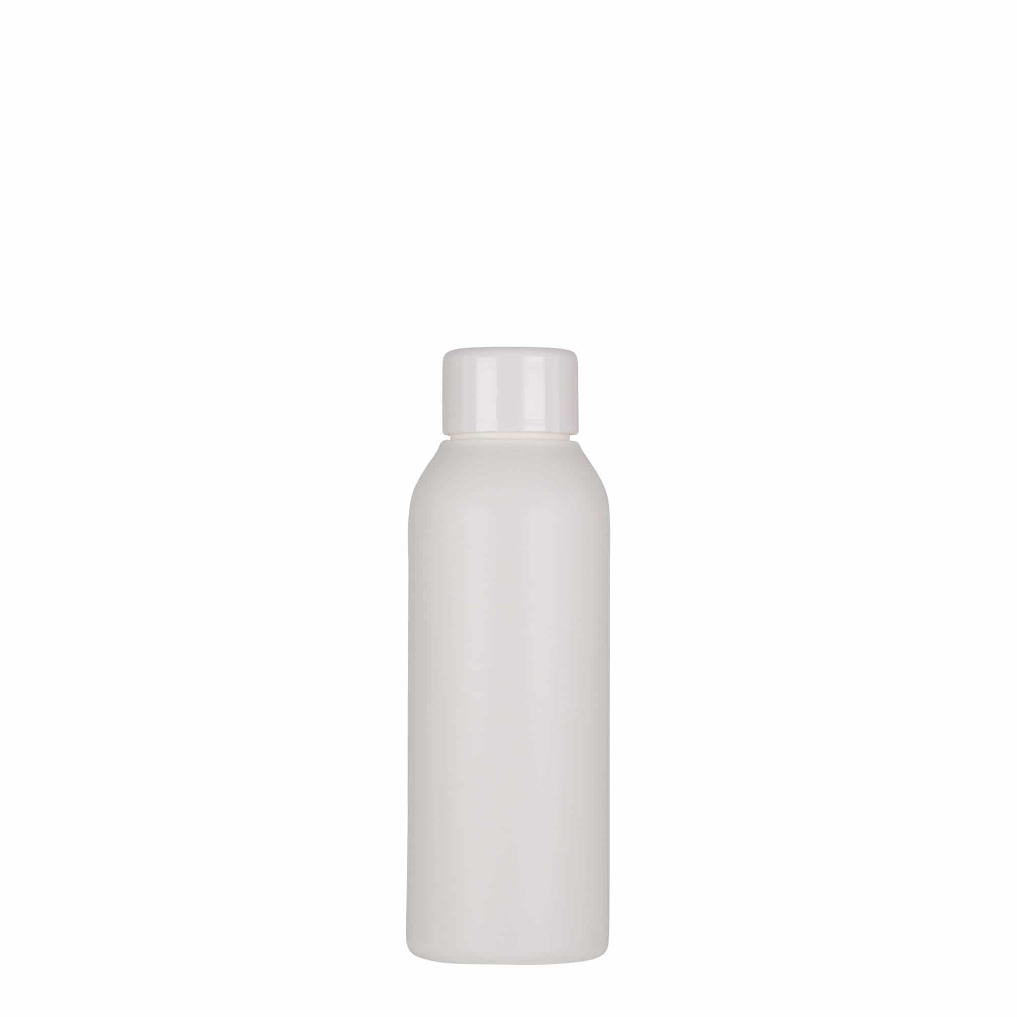 100 ml Kunststoffflasche 'Tuffy', HDPE, weiß, Mündung: 24/410