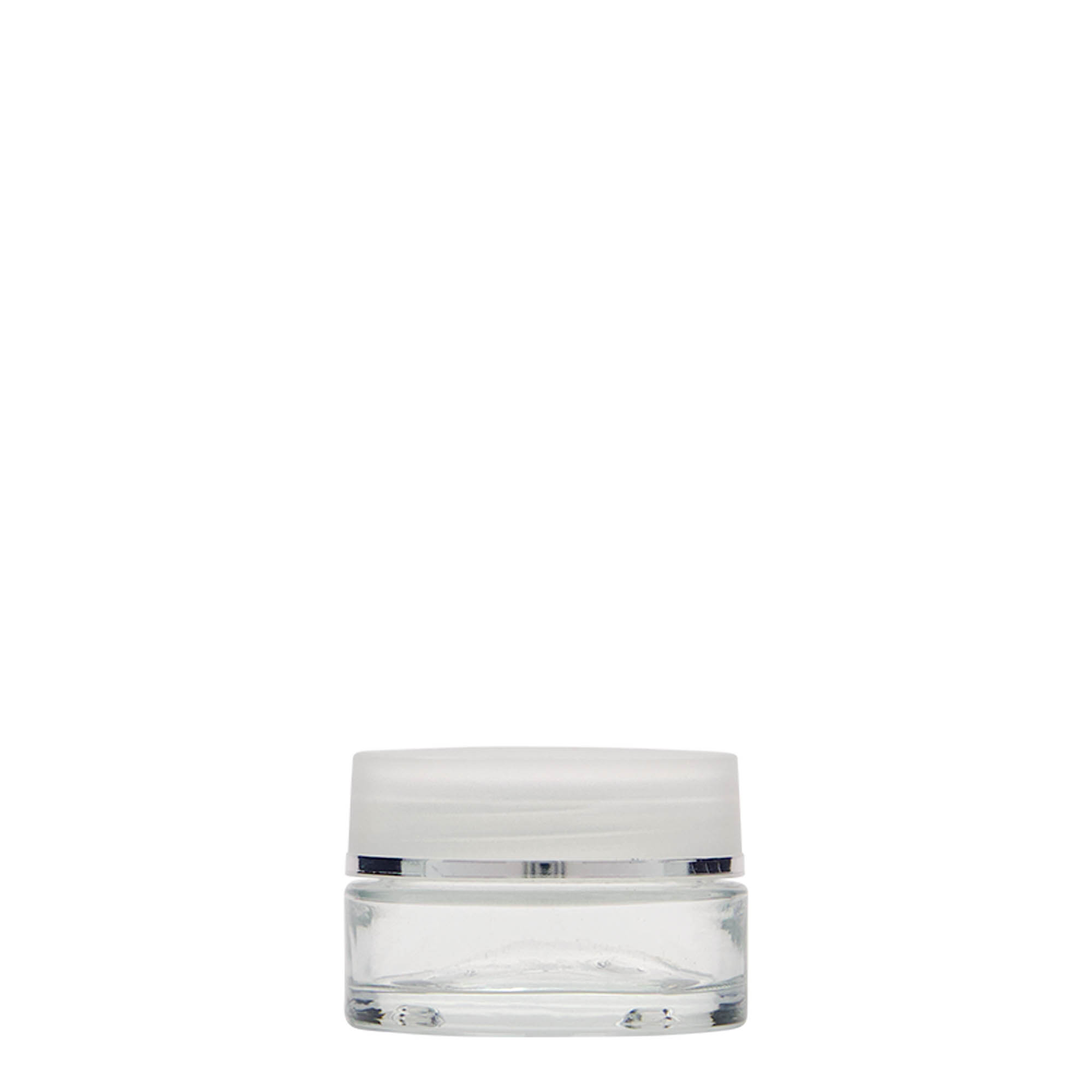 15 ml Tiegel 'Clear Edition', Glas, Mündung: Schraubverschluss