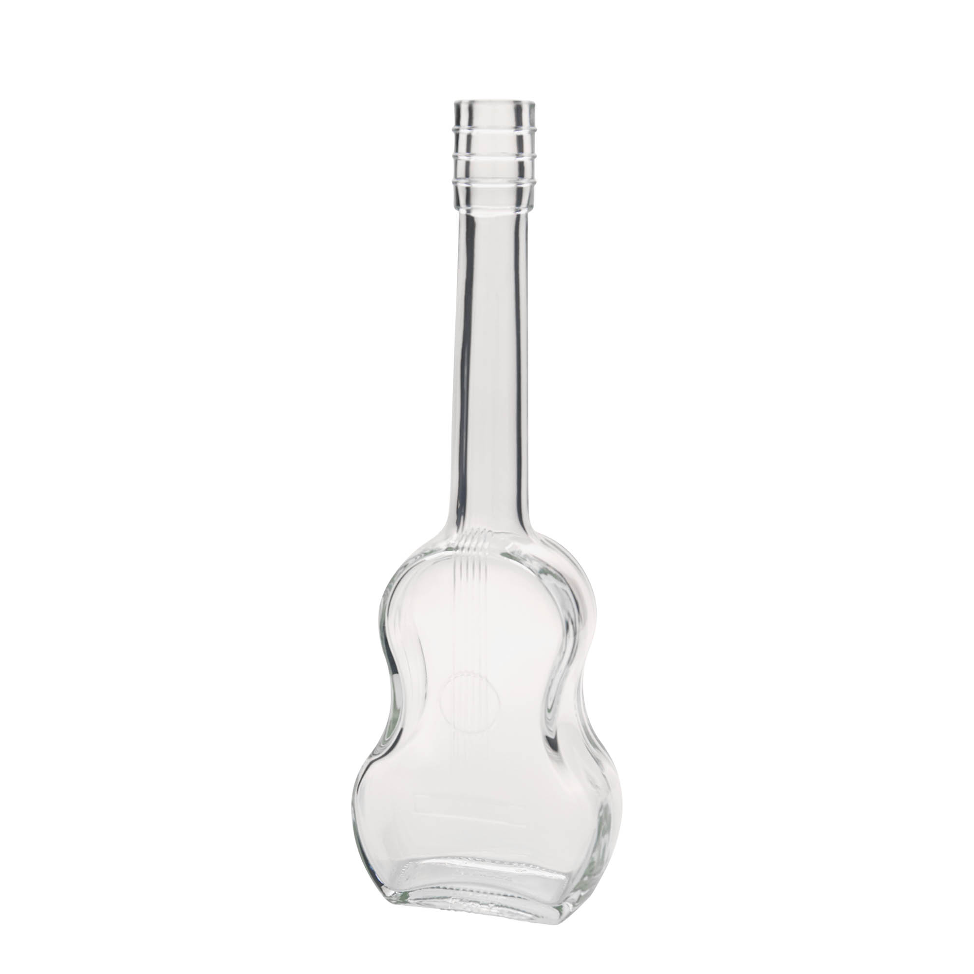 500 ml Glasflasche 'Gitarre', Mündung: Kork