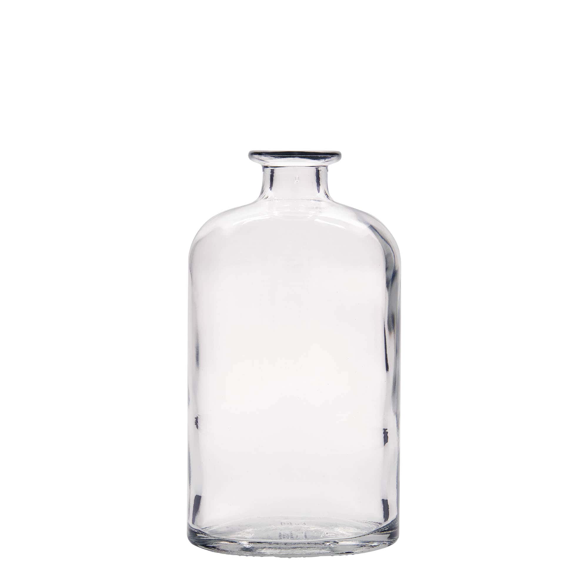 500 ml Glasflasche 'Dundee', oval, Mündung: Kork