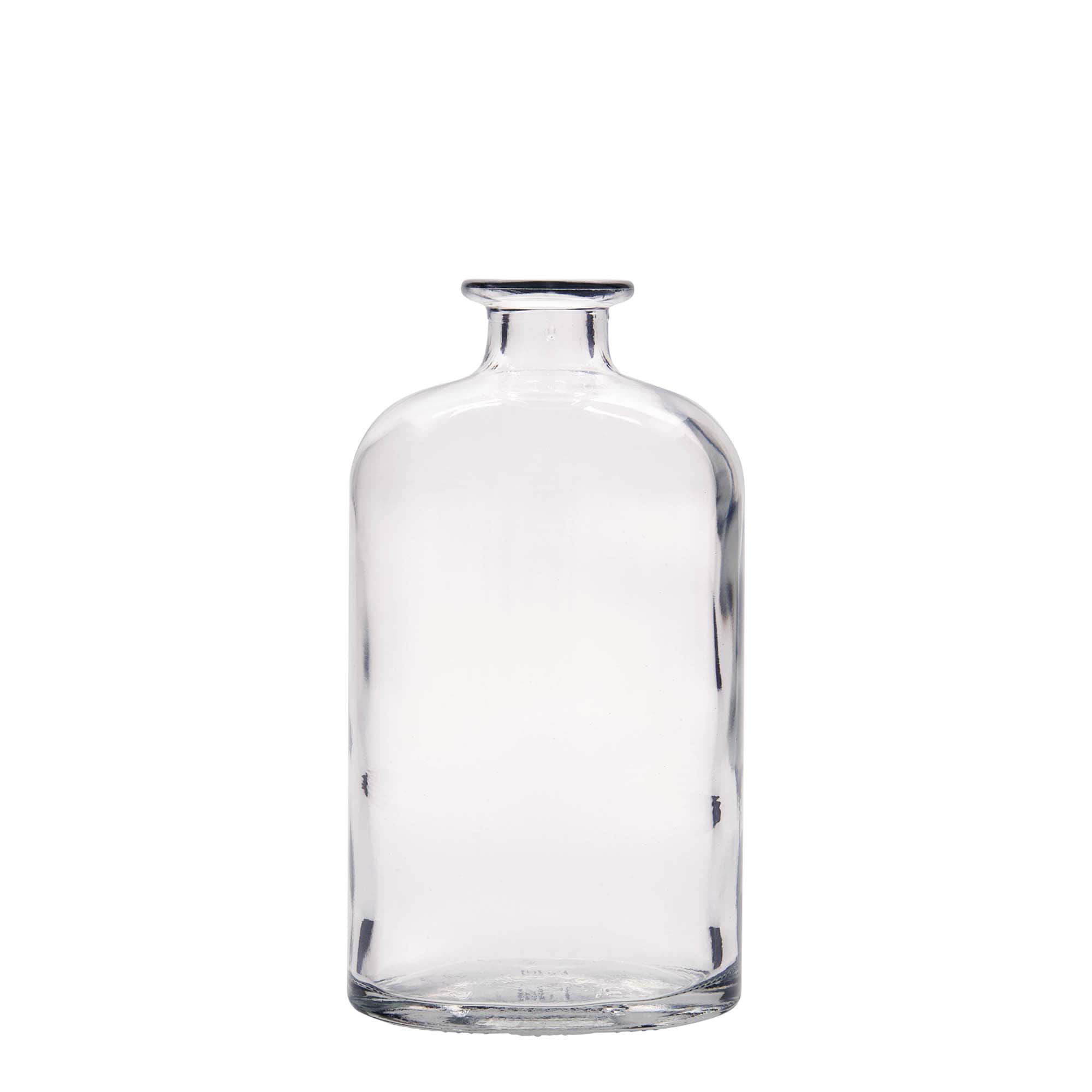 500 ml Glasflasche „Dundee“, oval, Mündung: Kork