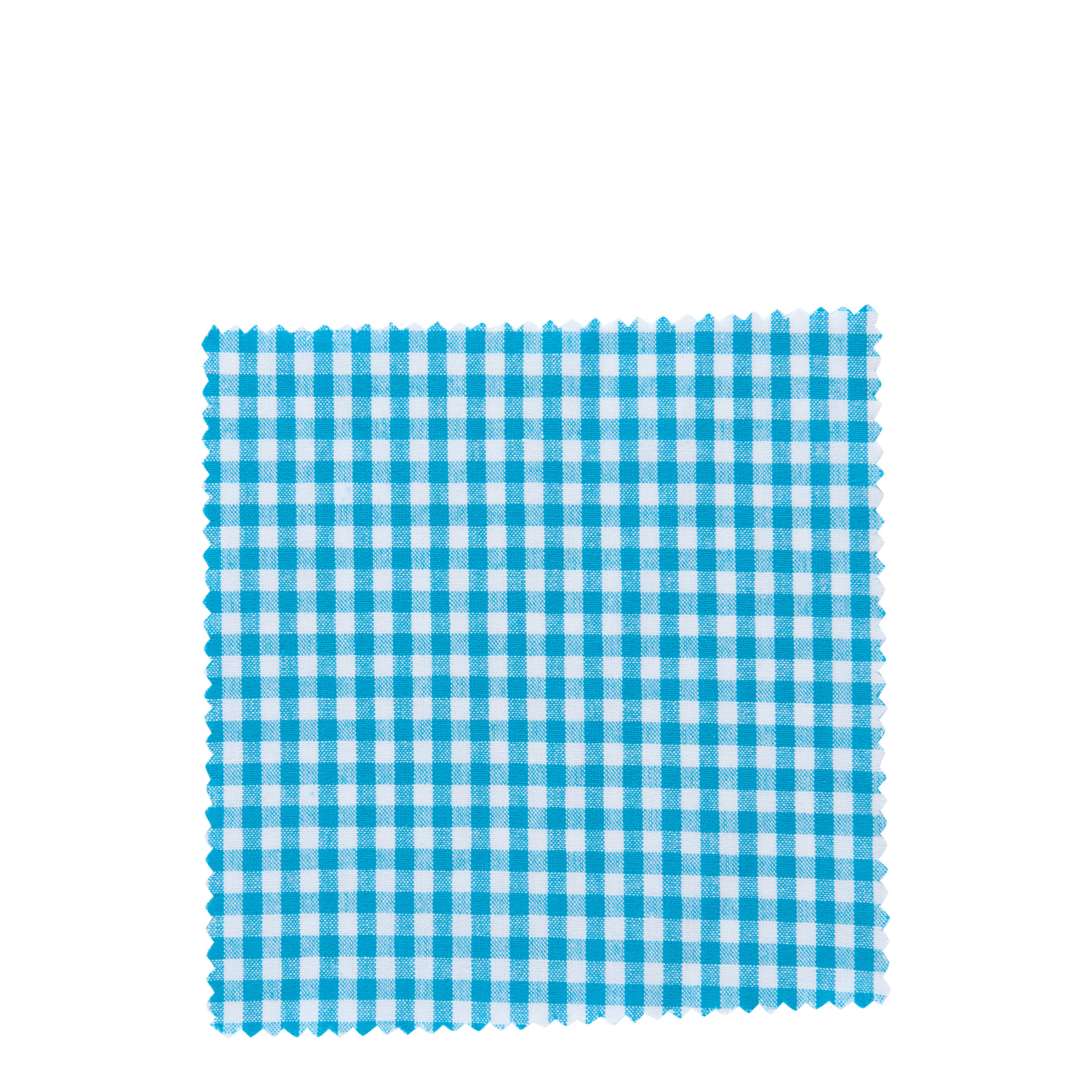 Stoffdeckchen kariert 15x15, quadratisch, Textil, blau, Mündung: TO58-TO82