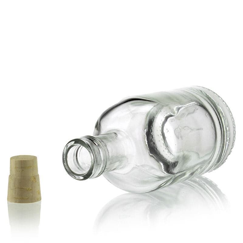 100 ml Glasflasche 'Linea Uno', Mündung: Kork