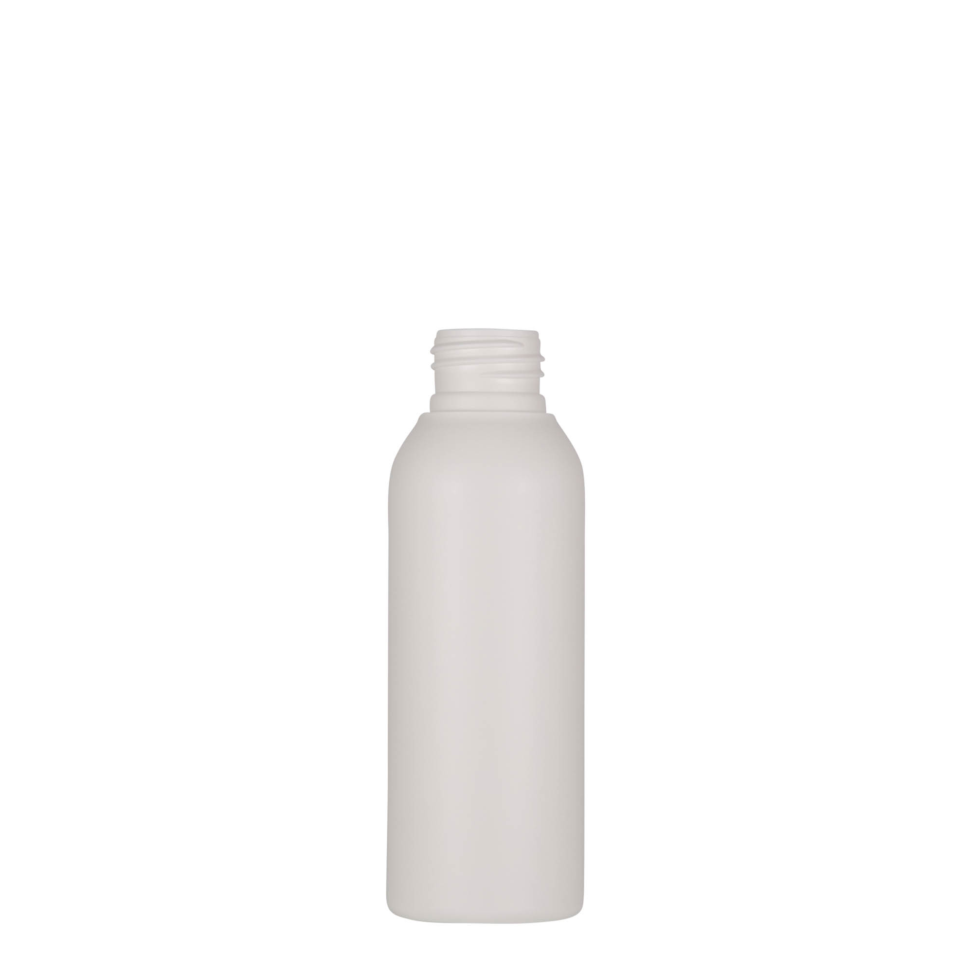 100 ml Kunststoffflasche 'Tuffy', HDPE, weiß, Mündung: 24/410