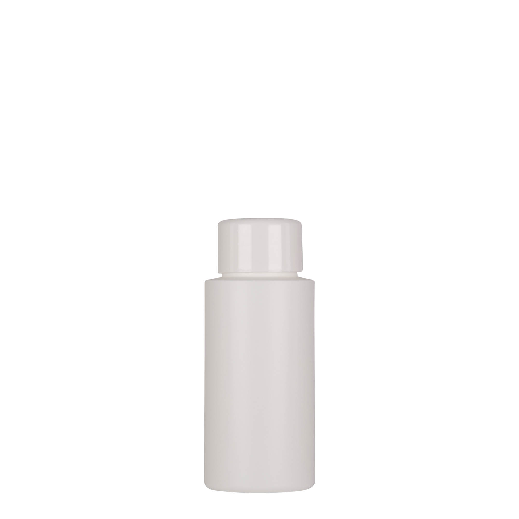 50 ml Kunststoffflasche 'Pipe', Green HDPE, weiß, Mündung: 24/410