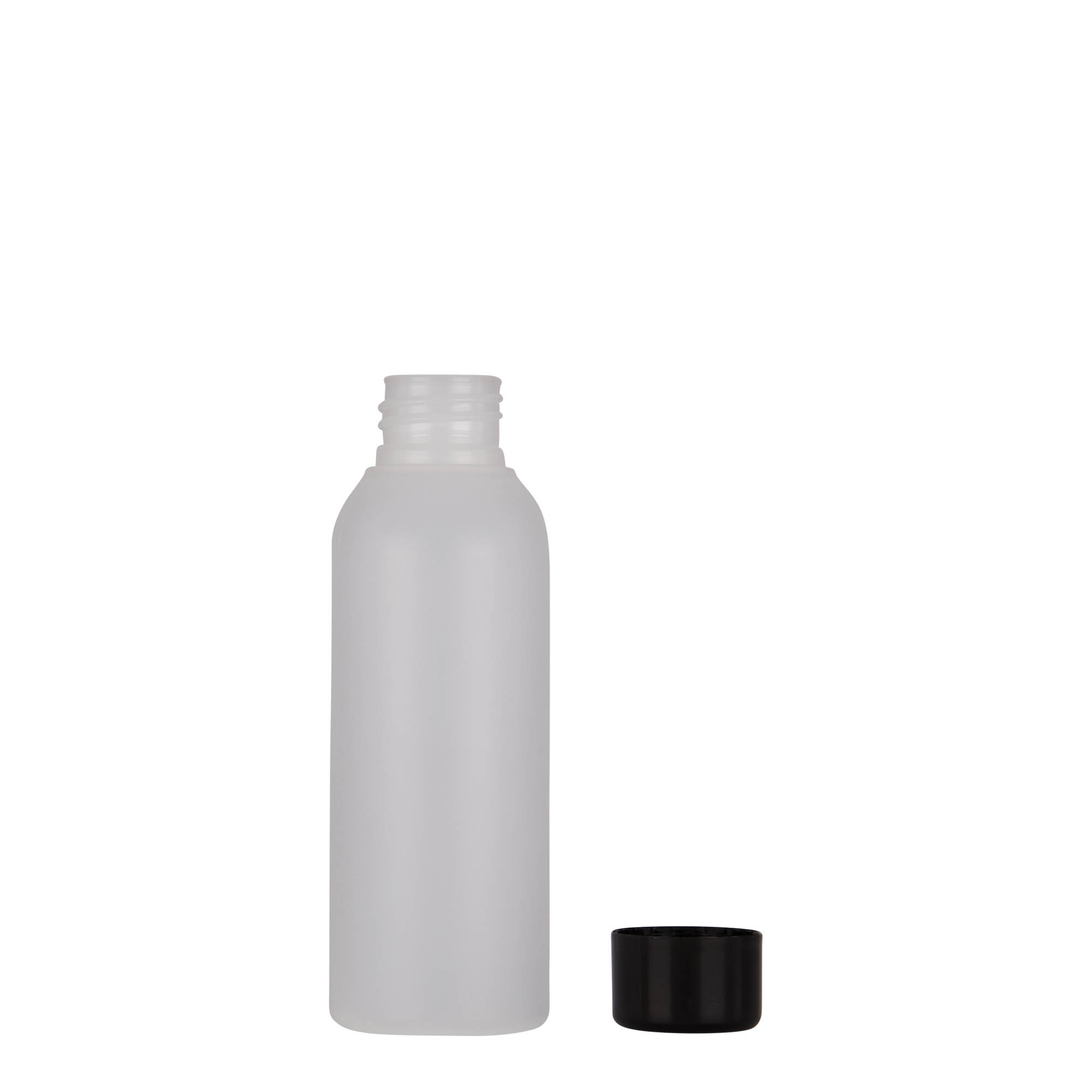 100 ml Kunststoffflasche „Tuffy“, HDPE, natur, Mündung:  24/410