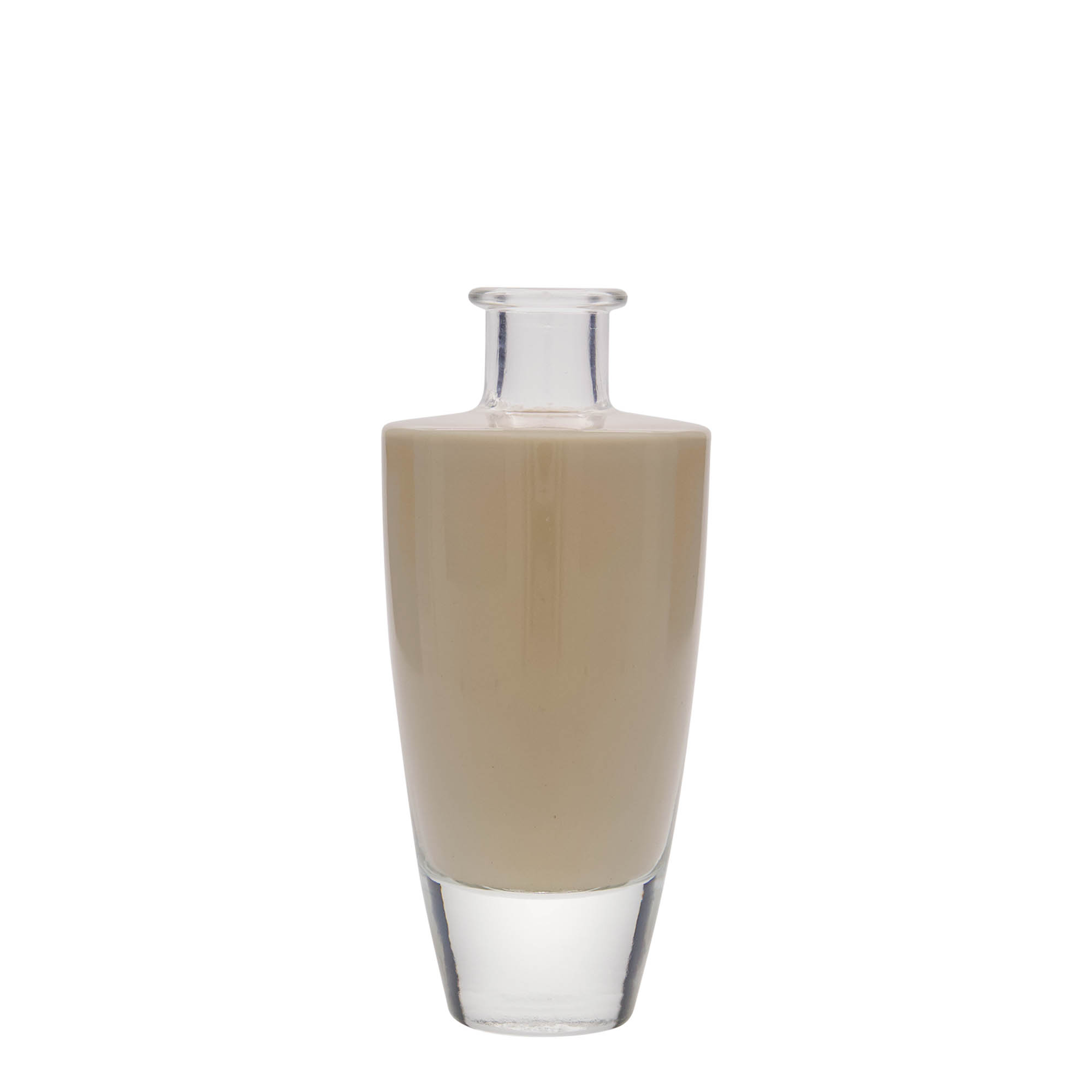 200 ml Glasflasche „Vanessa“, oval, Mündung: Kork