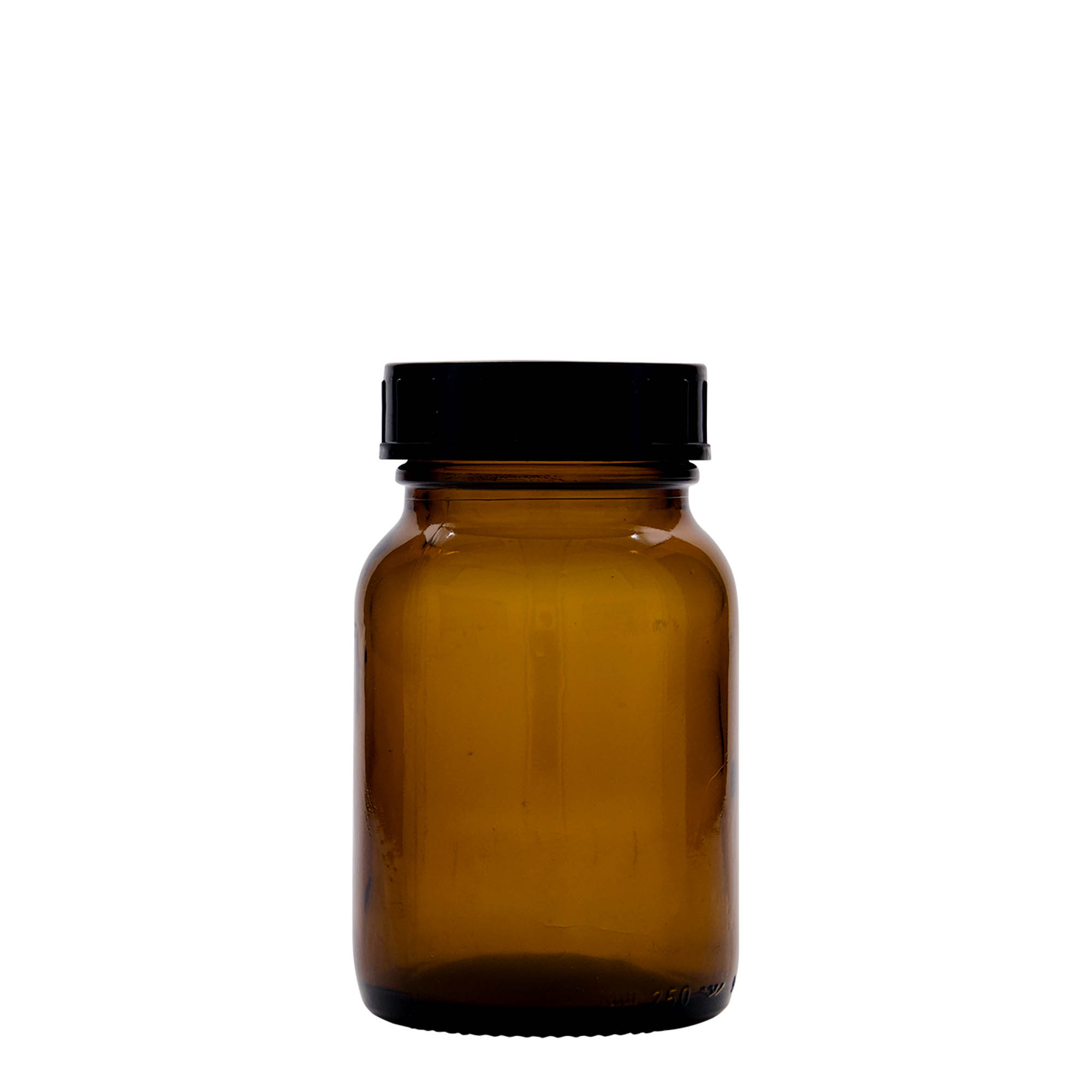 250 ml Weithalsglas, braun, Mündung: DIN 55 250 ml Weithalsglas, braun, Mündung: DIN 55
