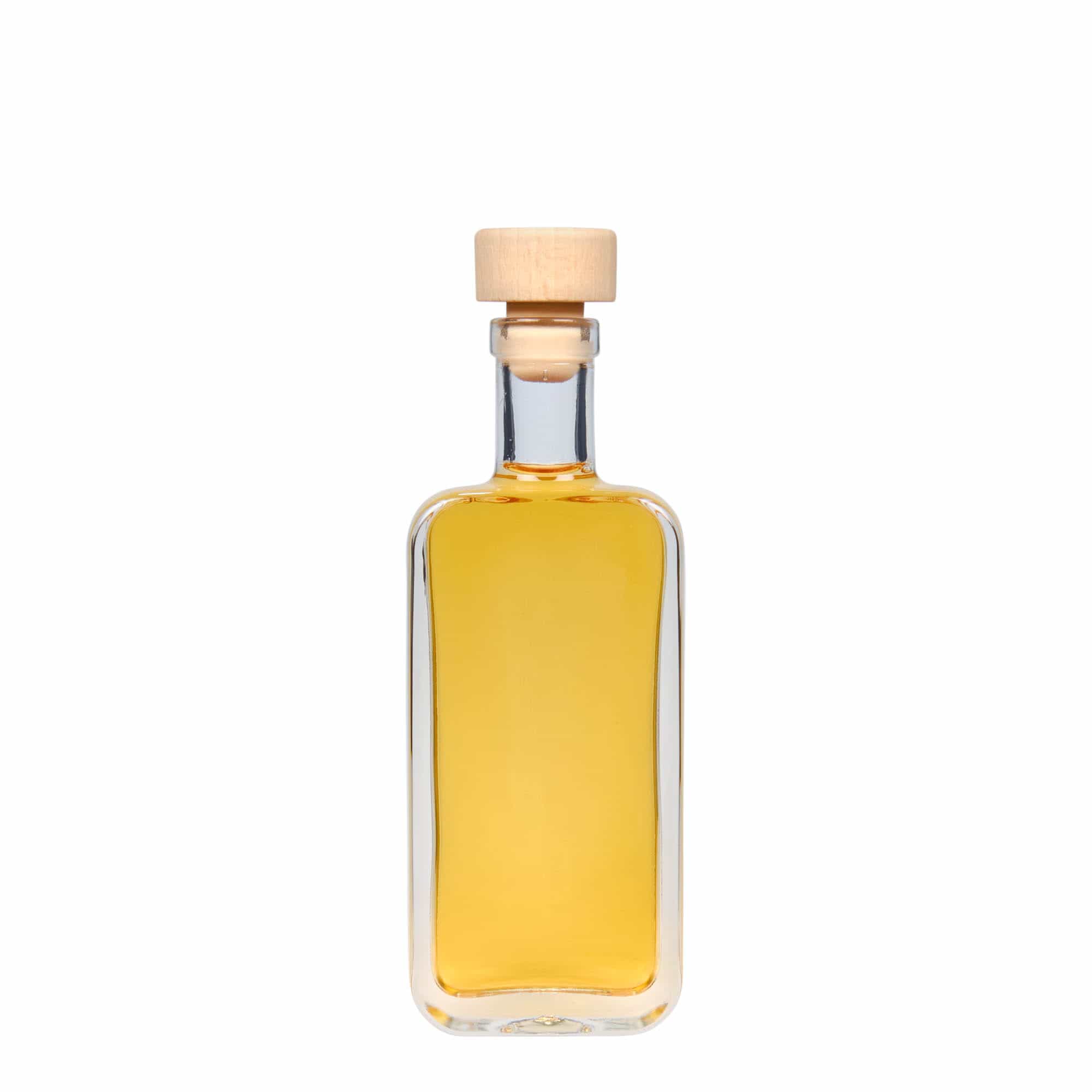 100 ml Glasflasche „Nice“, rechteckig, Mündung: Kork