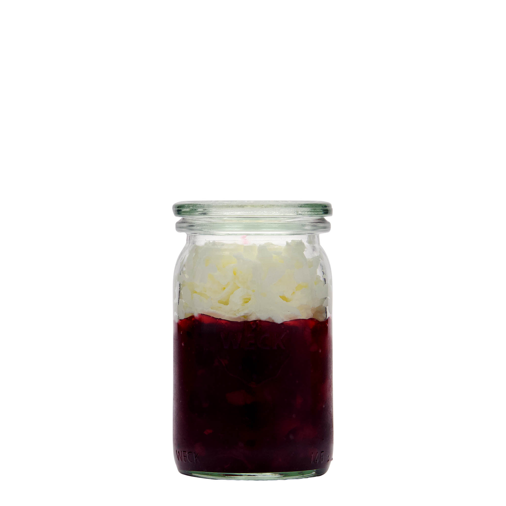 145 ml WECK-Zylinderglas, Mündung: Rundrand