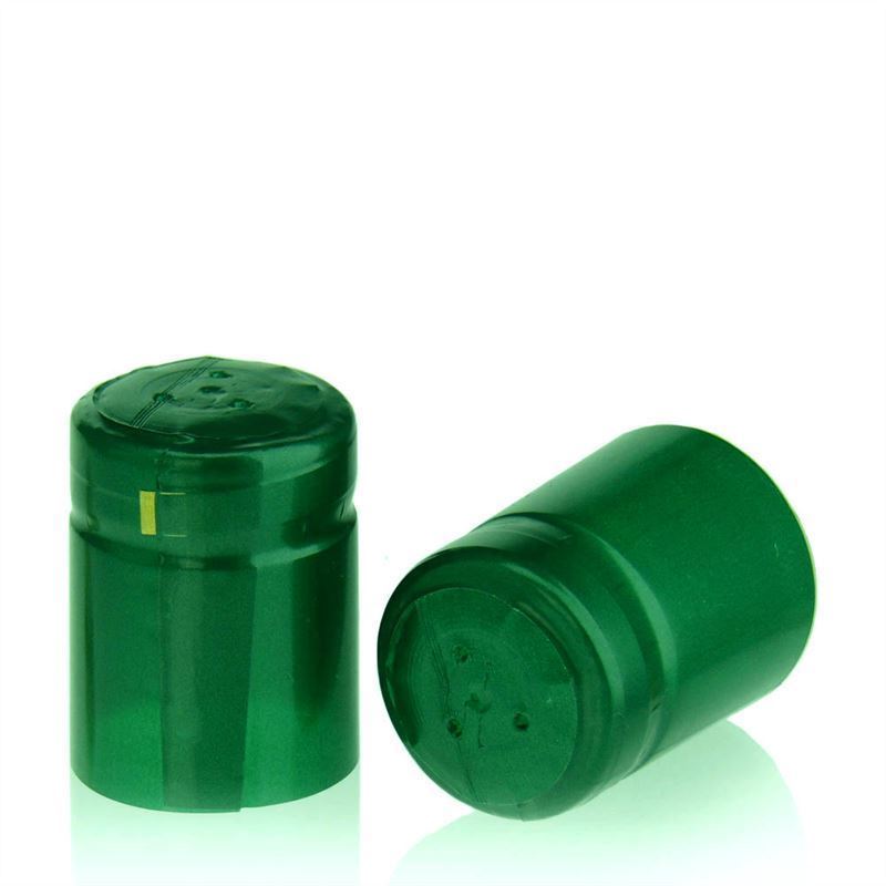 Schrumpfkapsel 32x41, PVC-Kunststoff, smaragadgrün