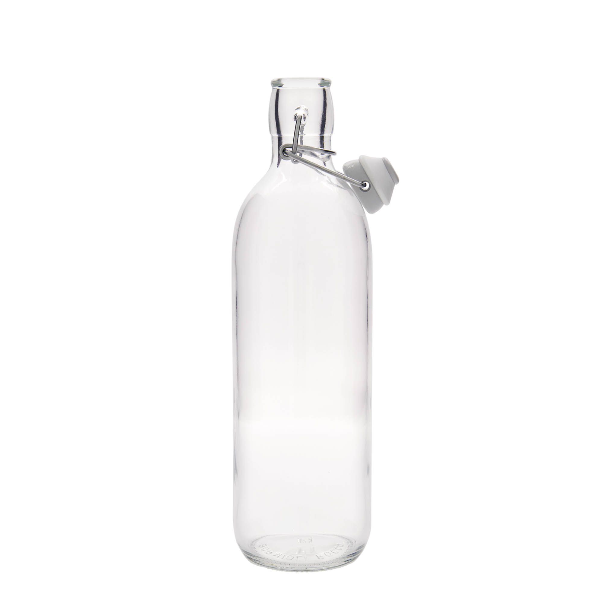 1.000 ml Glasflasche 'Emilia', Mündung: Bügelverschluss 1.000 ml Glasflasche 'Emilia', Mündung: Bügelverschluss