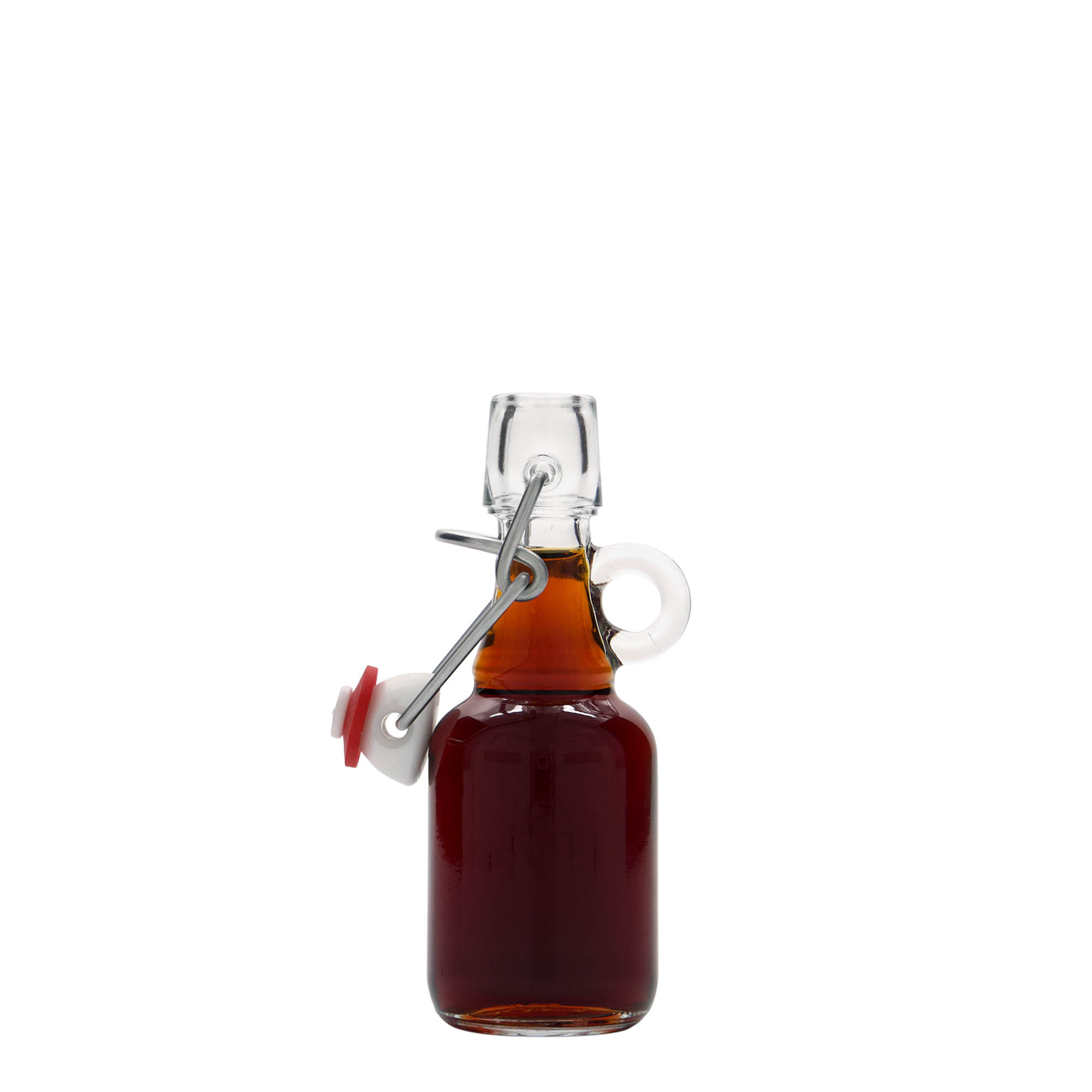 40 ml Glasflasche „Santos“, Mündung: Bügelverschluss