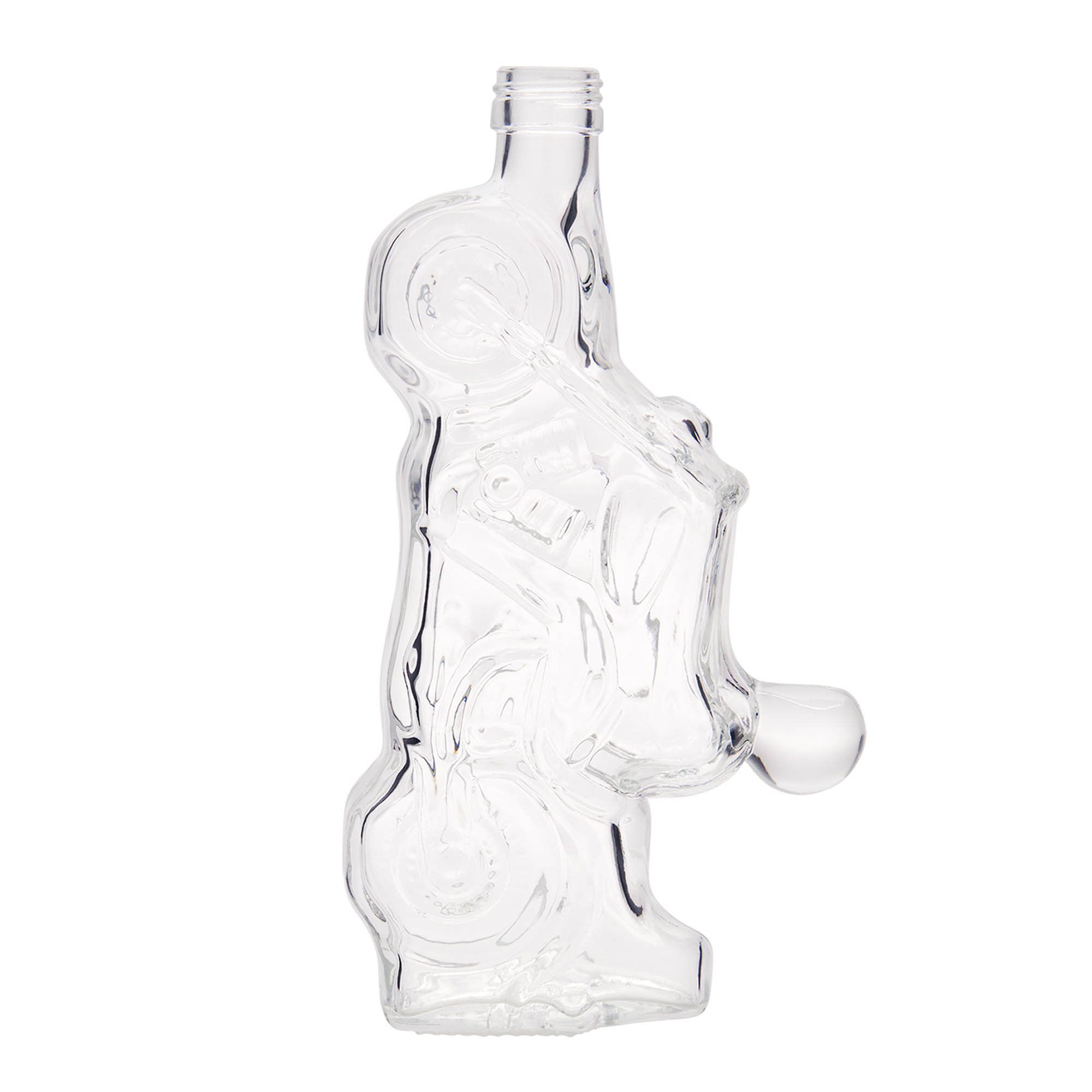 350 ml Glasflasche 'Motorrad', Mündung: PP 28 350 ml Glasflasche 'Motorrad', Mündung: PP 28