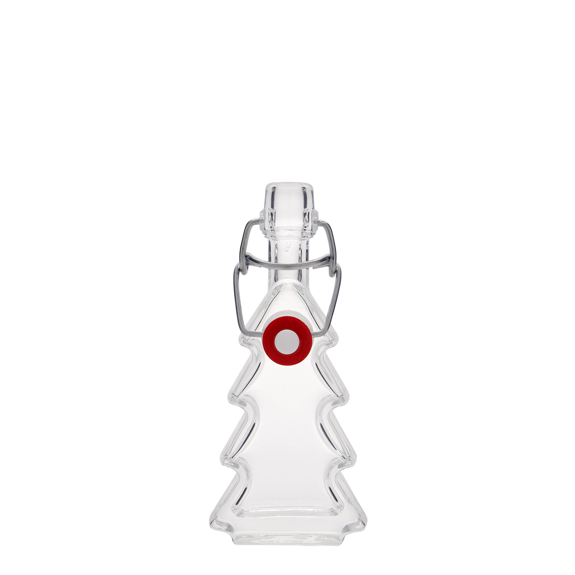 40 ml Glasflasche „Tannenbaum“, Mündung: Bügelverschluss
