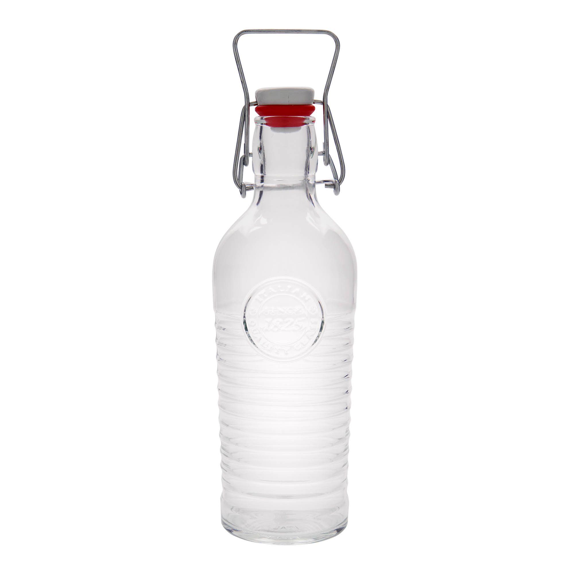 750 ml Glasflasche 'Officina 1825', Mündung: Bügelverschluss 750 ml Glasflasche 'Officina 1825', Mündung: Bügelverschluss