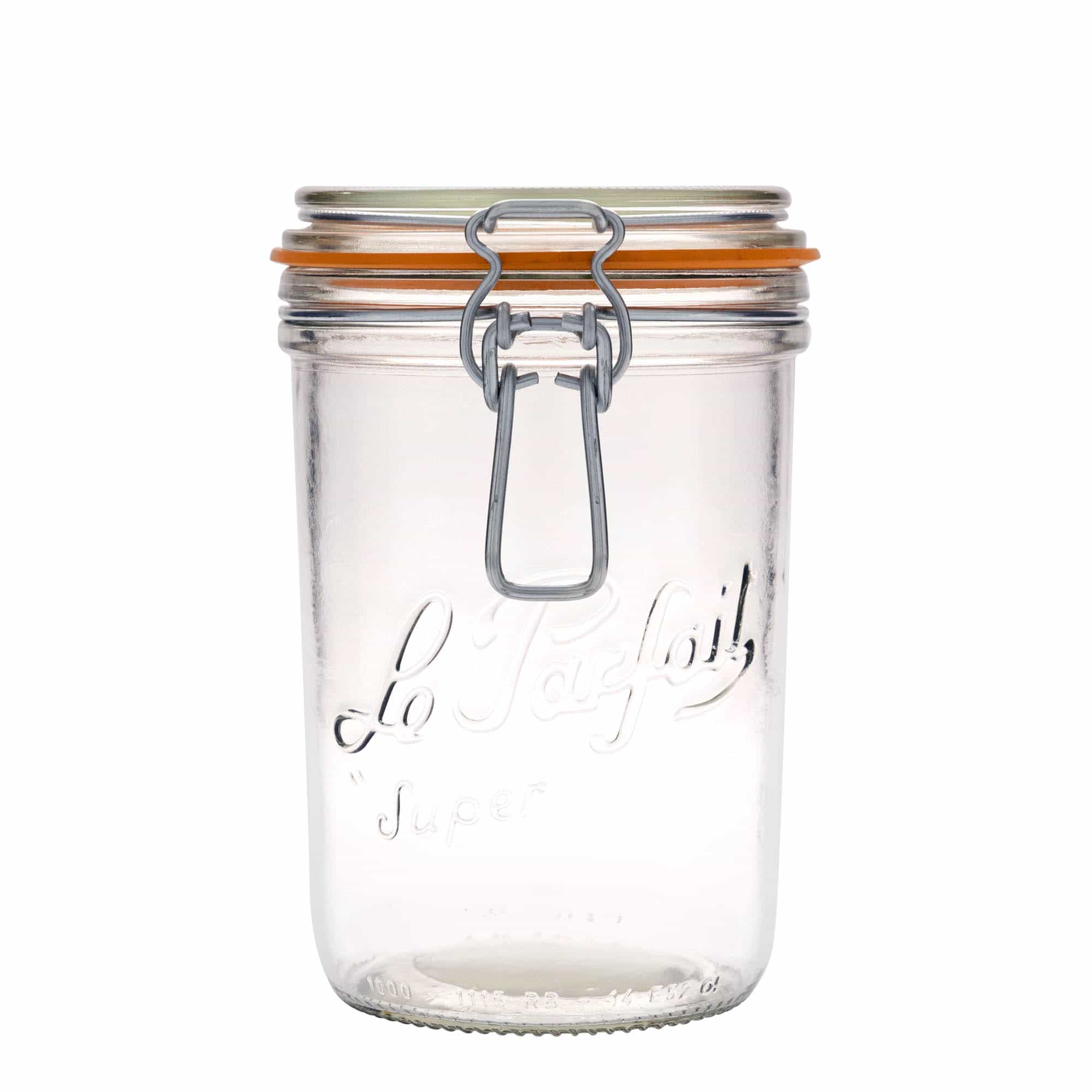 1.000 ml Drahtbügelglas 'Le Parfait Super Terrine', Mündung: Drahtbügelverschluss 1.000 ml Drahtbügelglas 'Le Parfait Super Terrine', Mündung: Drahtbügelverschluss