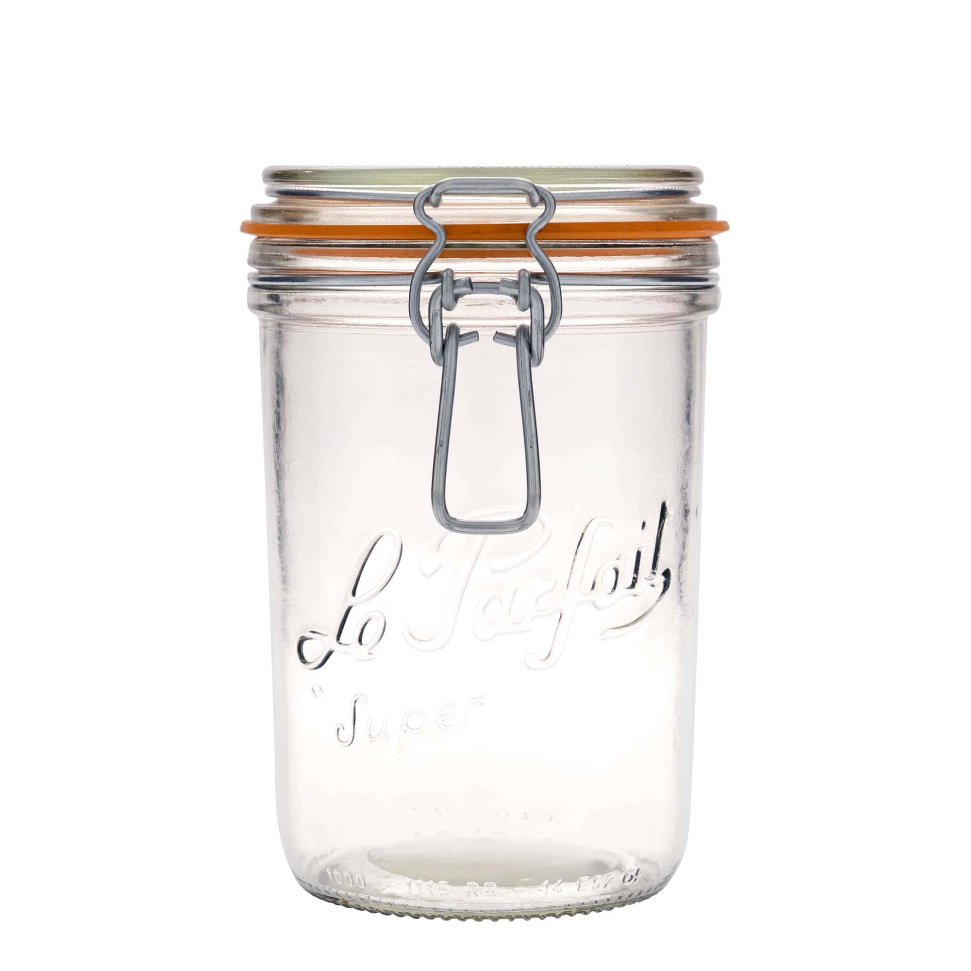 1.000 ml Drahtbügelglas 'Le Parfait Super Terrine', Mündung: Drahtbügelverschluss