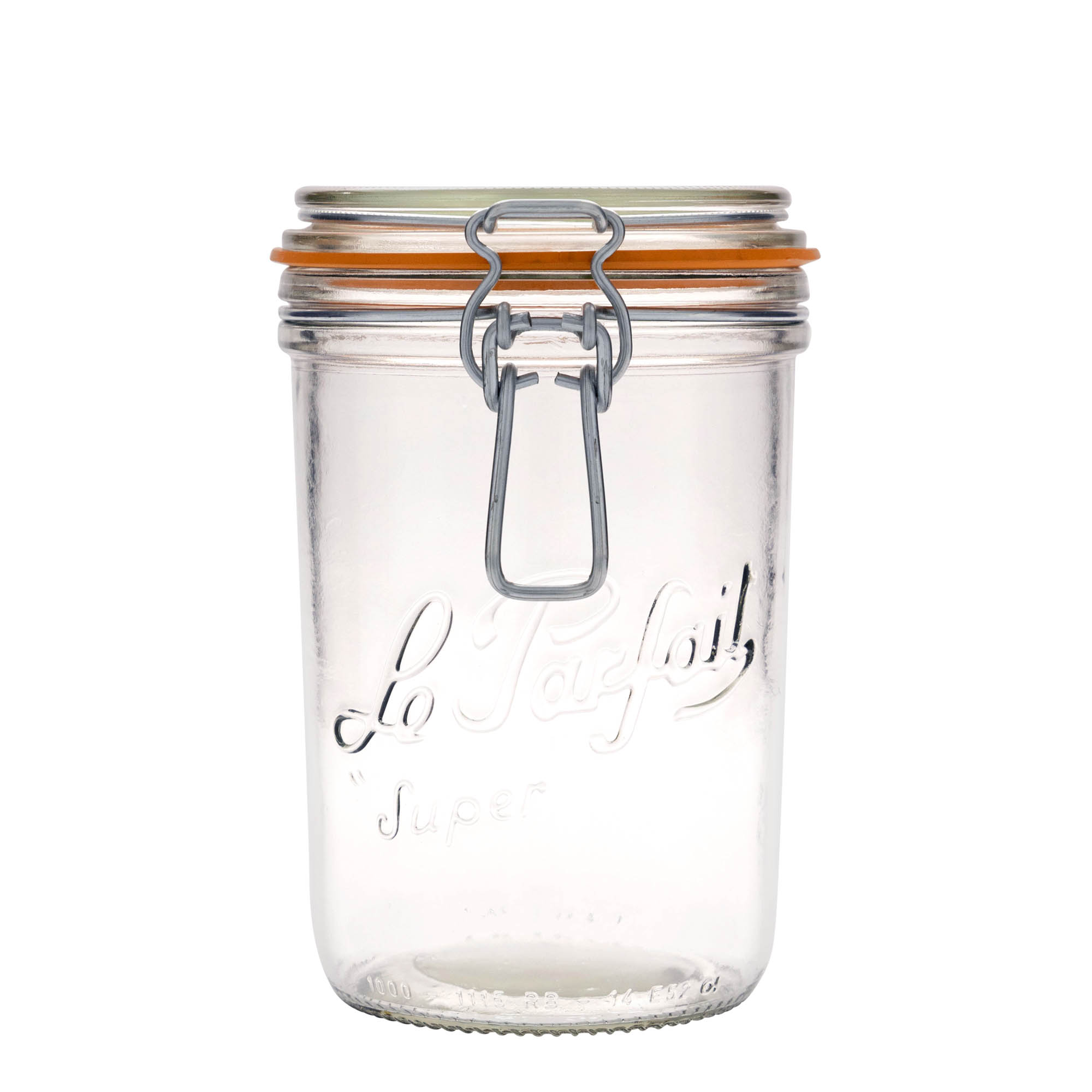 1.000 ml Drahtbügelglas 'Le Parfait Super Terrine', Mündung: Drahtbügelverschluss 1.000 ml Drahtbügelglas 'Le Parfait Super Terrine', Mündung: Drahtbügelverschluss