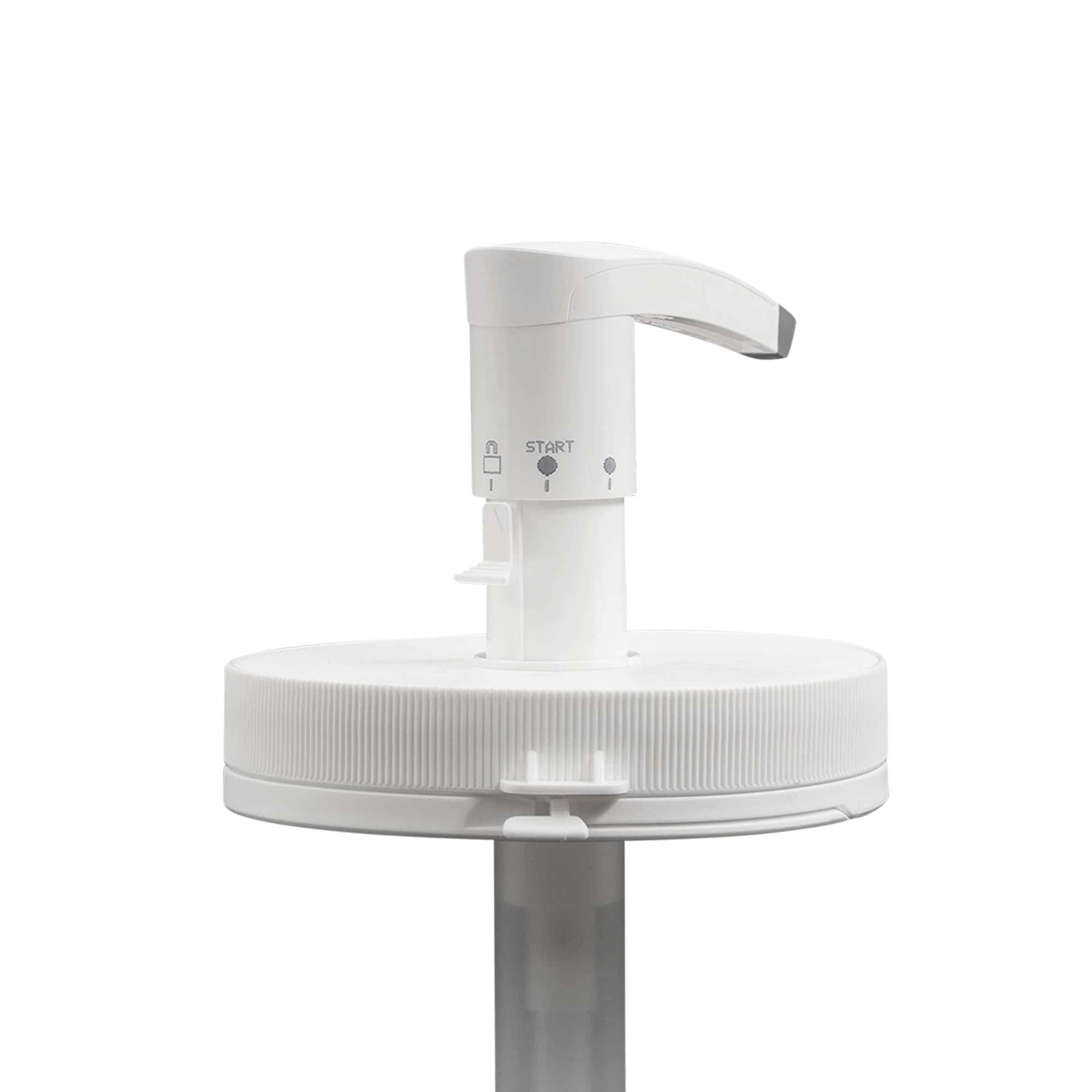 Dispenserpumpe für 1.240 ml 'Securibox', PE-Kunststoff, weiß, für Mündung: Schraubverschluss Dispenserpumpe für 1.240 ml 'Securibox', PE-Kunststoff, weiß, für Mündung: Schraubverschluss