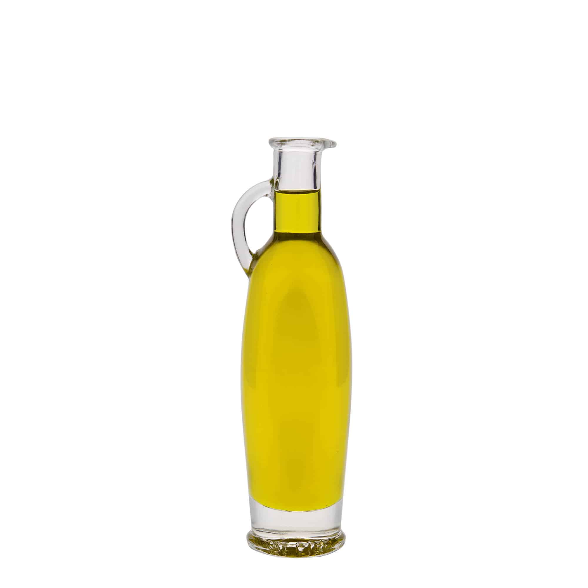 100 ml Glasflasche 'Eleganta', oval, Mündung: Kork 100 ml Glasflasche 'Eleganta', oval, Mündung: Kork