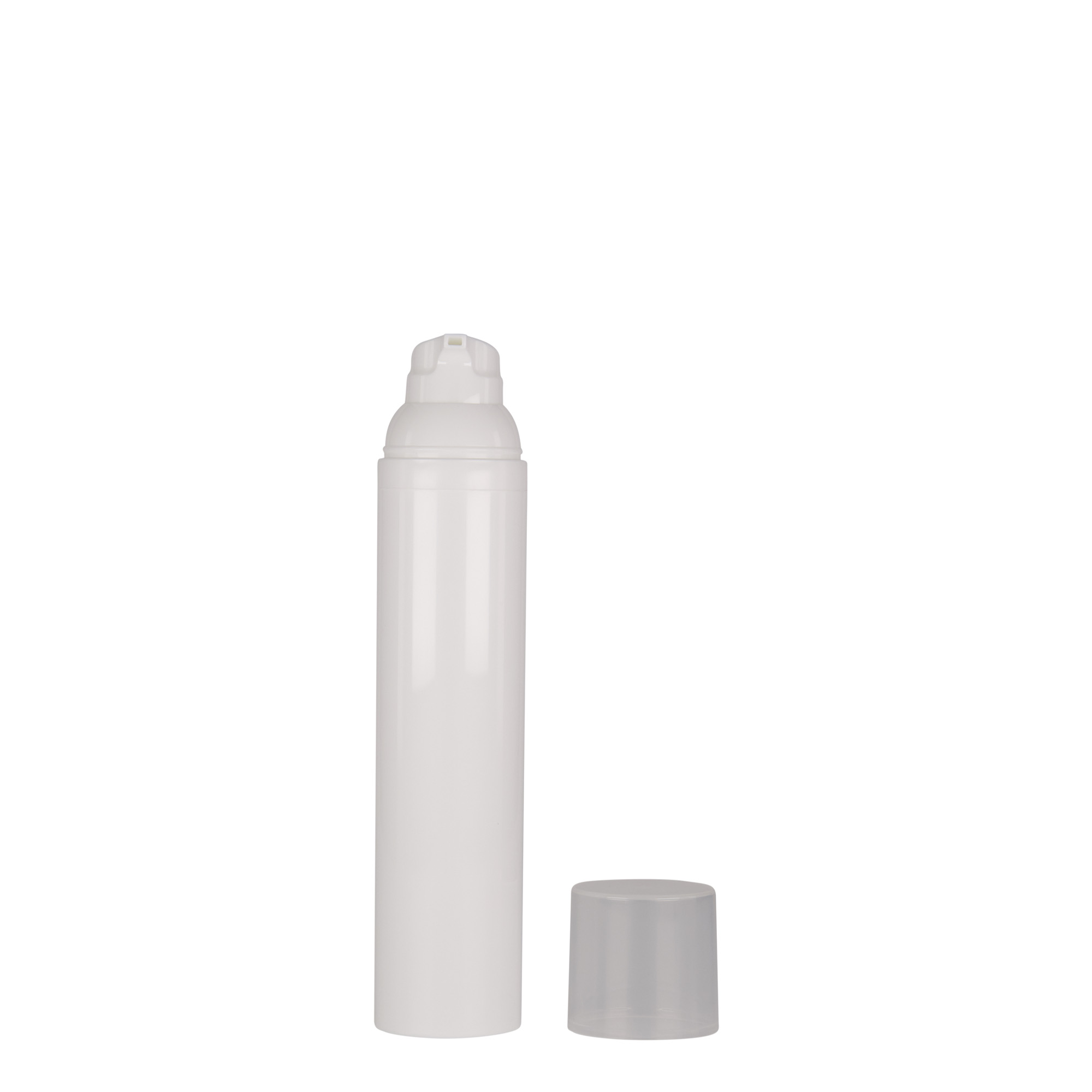 100 ml Airless Dispenser „Mezzo“, PP-Kunststoff, weiß