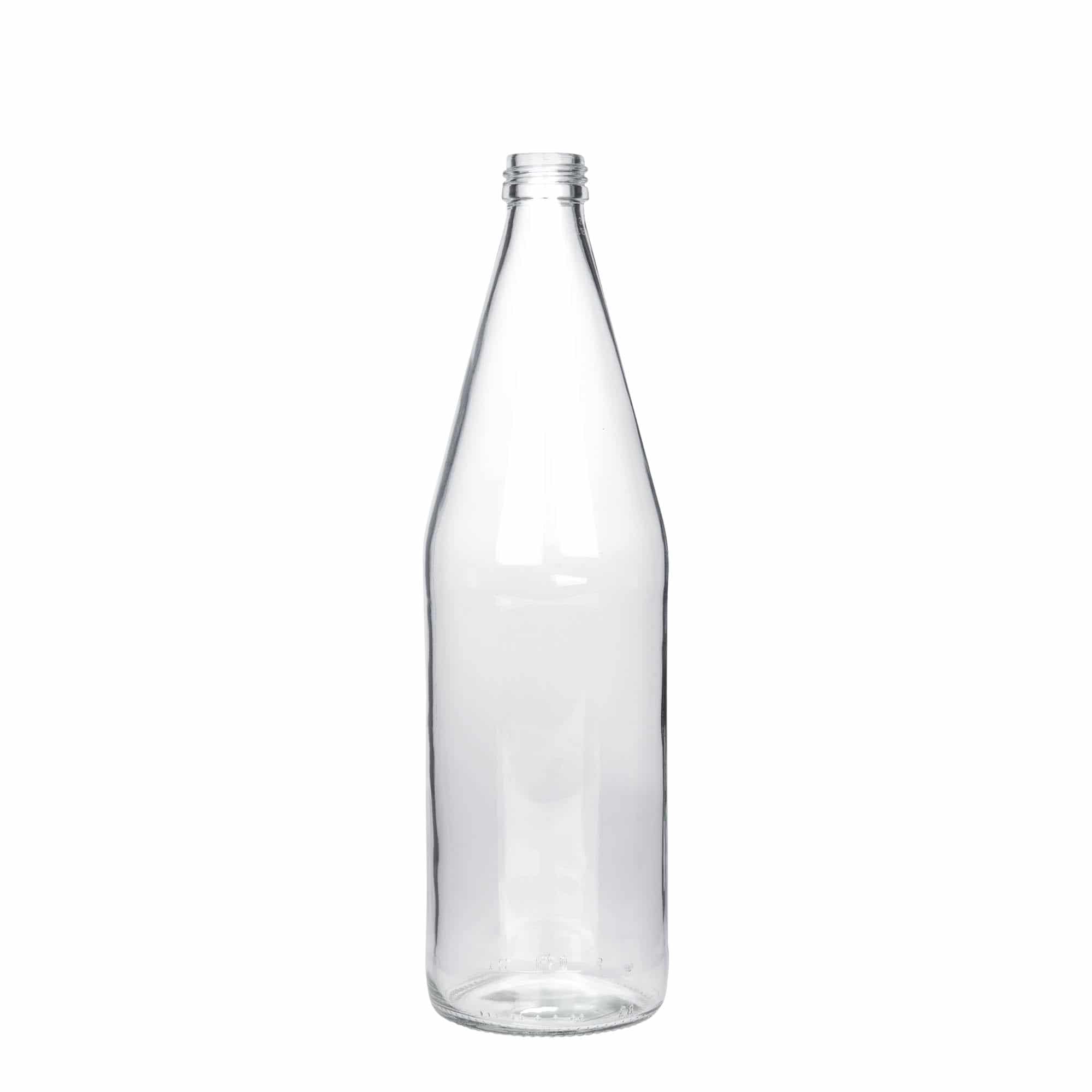 750 ml Universalflasche Karottenform, Glas, Mündung: PP 28 750 ml Universalflasche Karottenform, Glas, Mündung: PP 28
