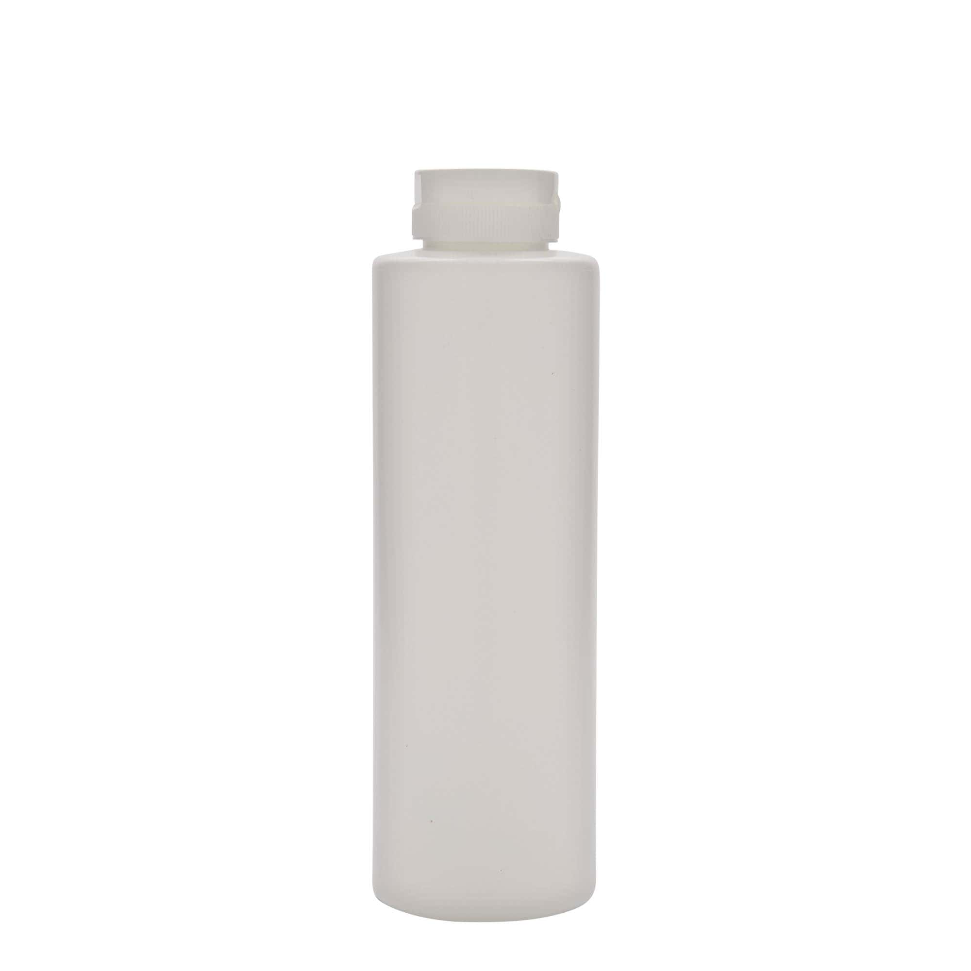 500 ml Soßenflasche, LDPE-Kunststoff, weiß, Mündung: 38/400