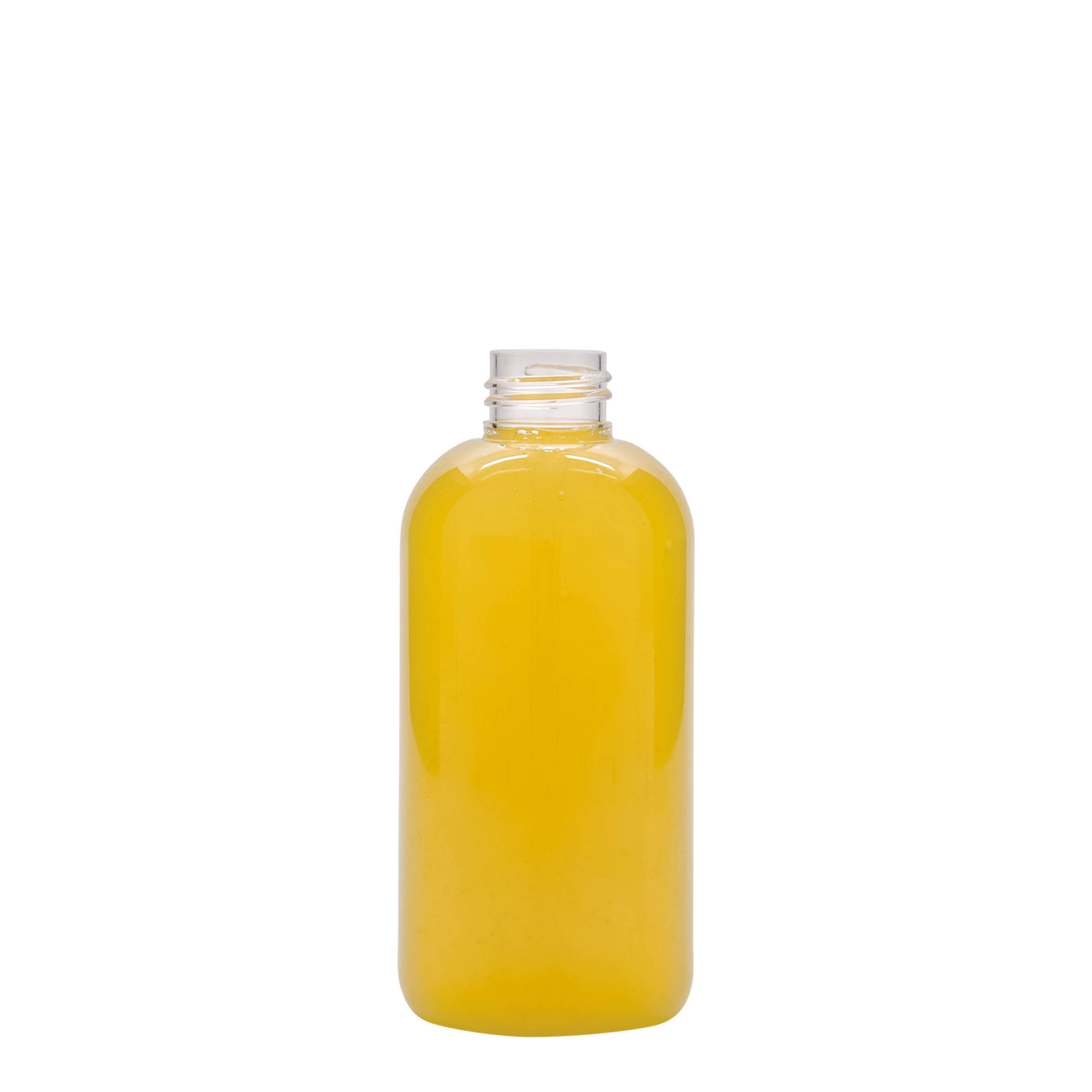 200 ml PET-Flasche 'Boston', Kunststoff, Mündung: 24/410 200 ml PET-Flasche 'Boston', Kunststoff, Mündung: 24/410