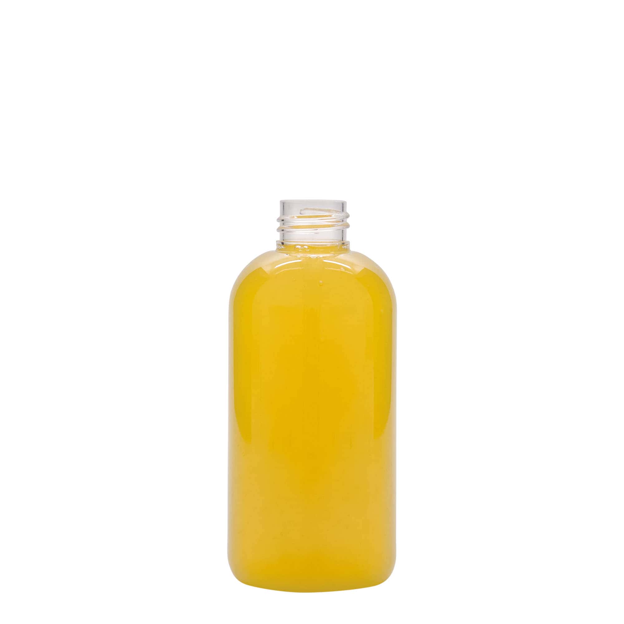 200 ml PET-Flasche „Boston“, Kunststoff, Mündung:  24/410