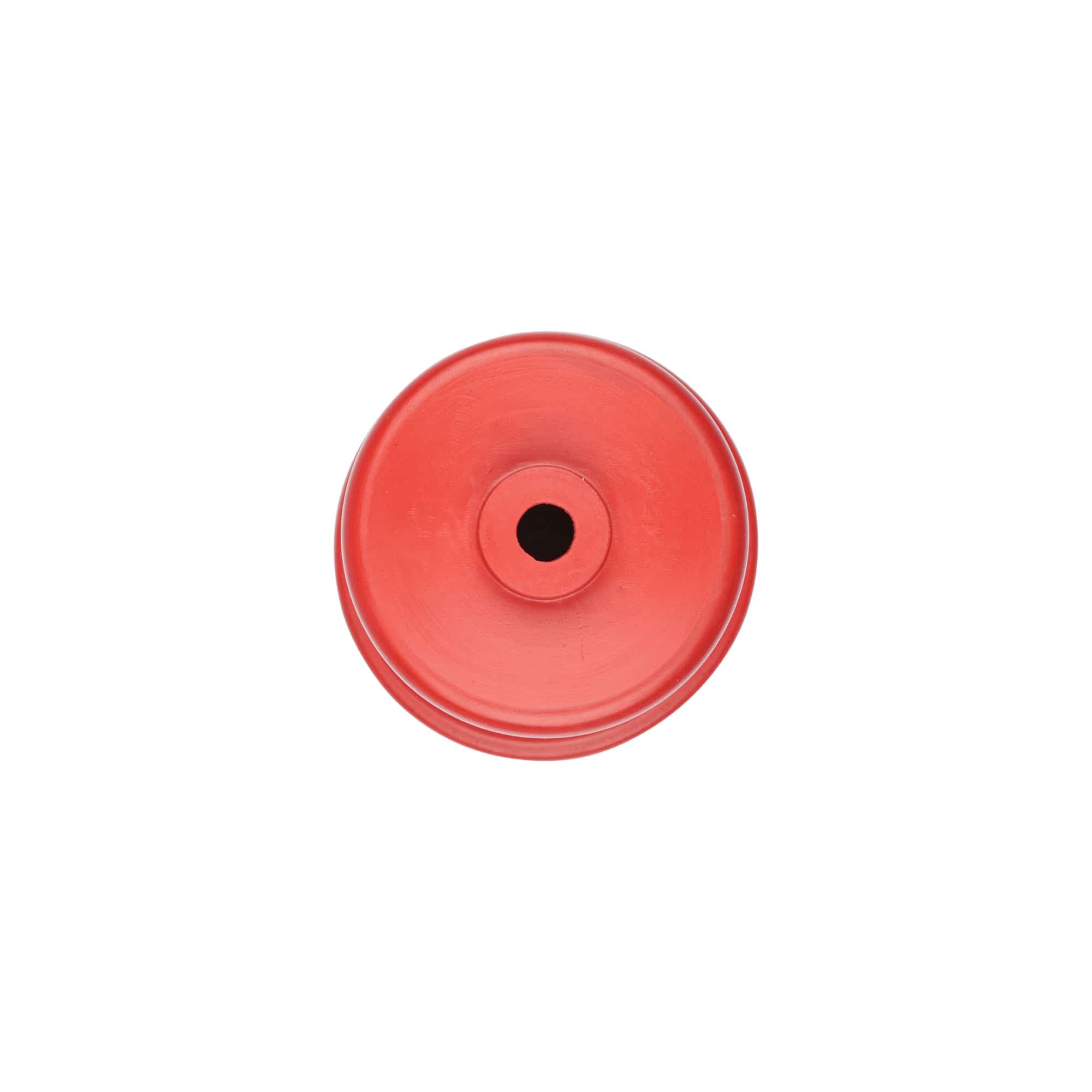 Gärkappe Typ 4a, Gummi, rot