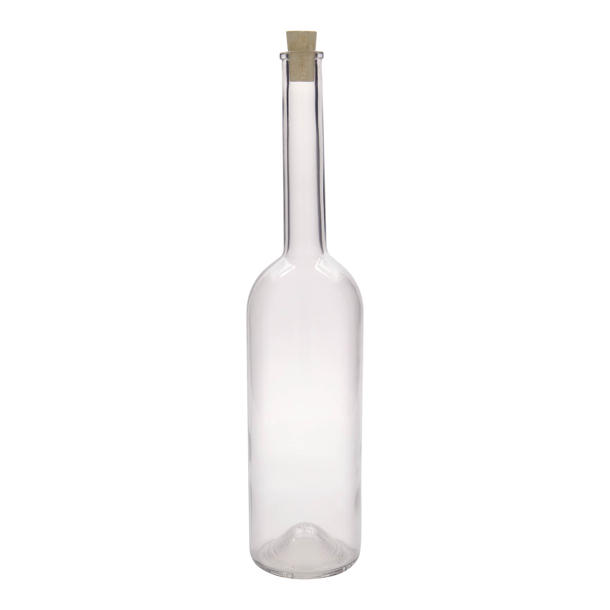 1.000 ml Glasflasche 'Opera', Mündung: Kork 1.000 ml Glasflasche 'Opera', Mündung: Kork