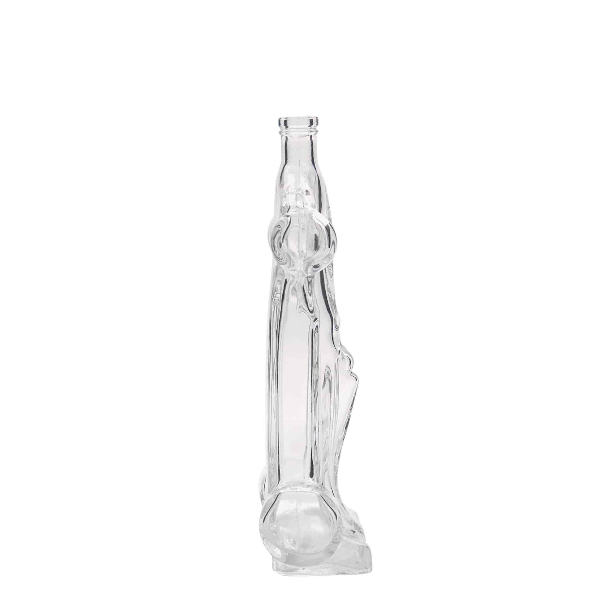 200 ml Glasflasche „Rennwagen“, Mündung: Kork