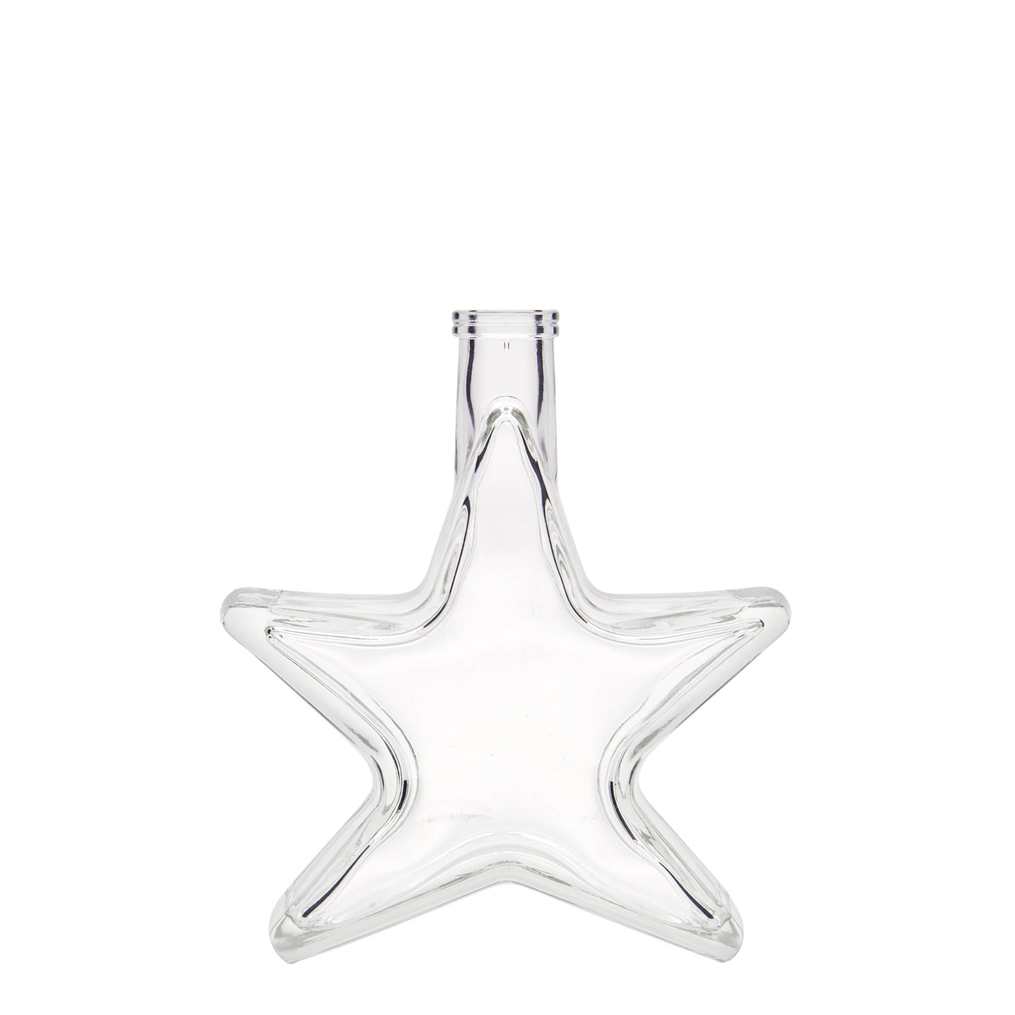 200 ml Glasflasche „Stern“, Mündung: Kork
