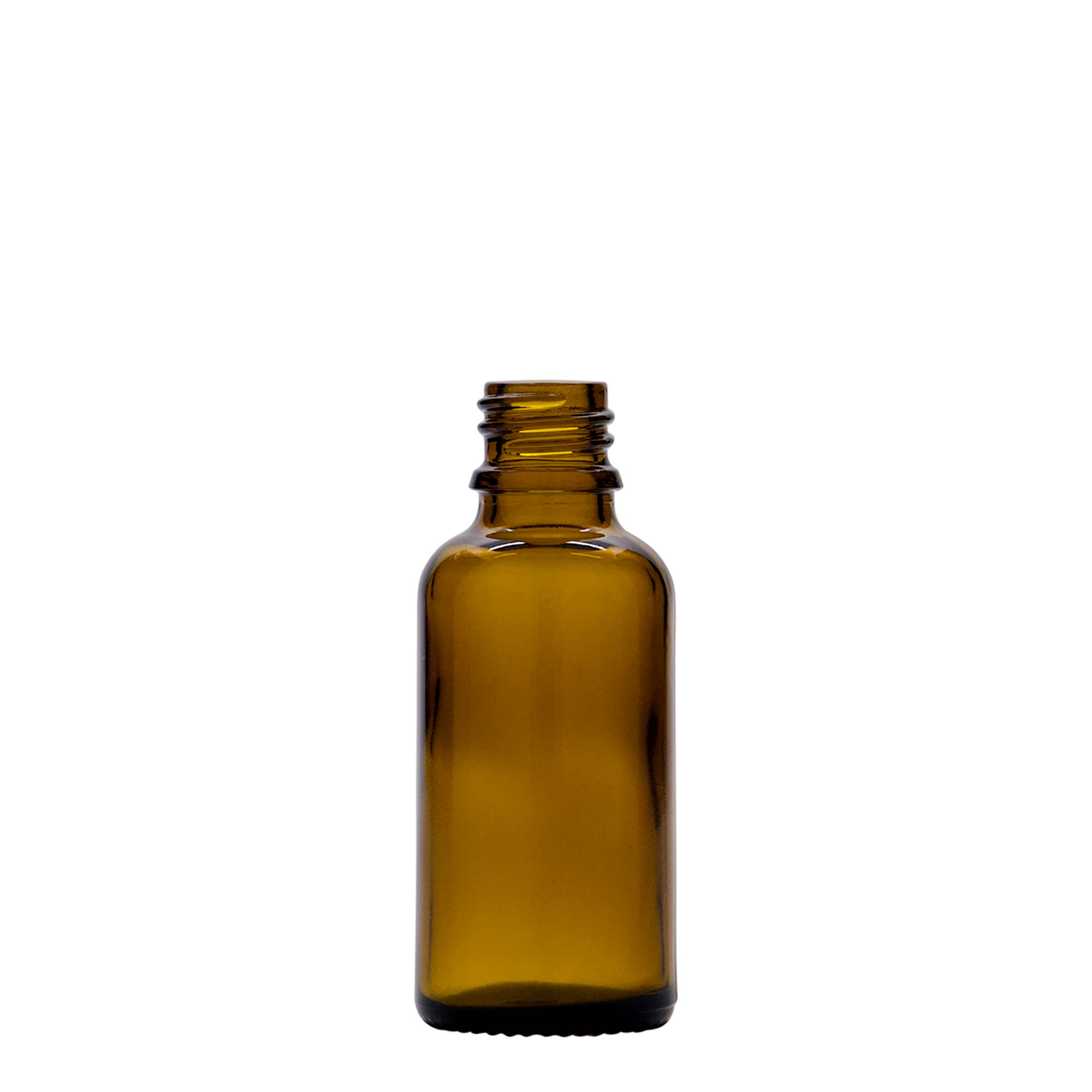 30 ml Medizinflasche mit Lotionspumpe, Glas, braun, Mündung: DIN 18 30 ml Medizinflasche mit Lotionspumpe, Glas, braun, Mündung: DIN 18