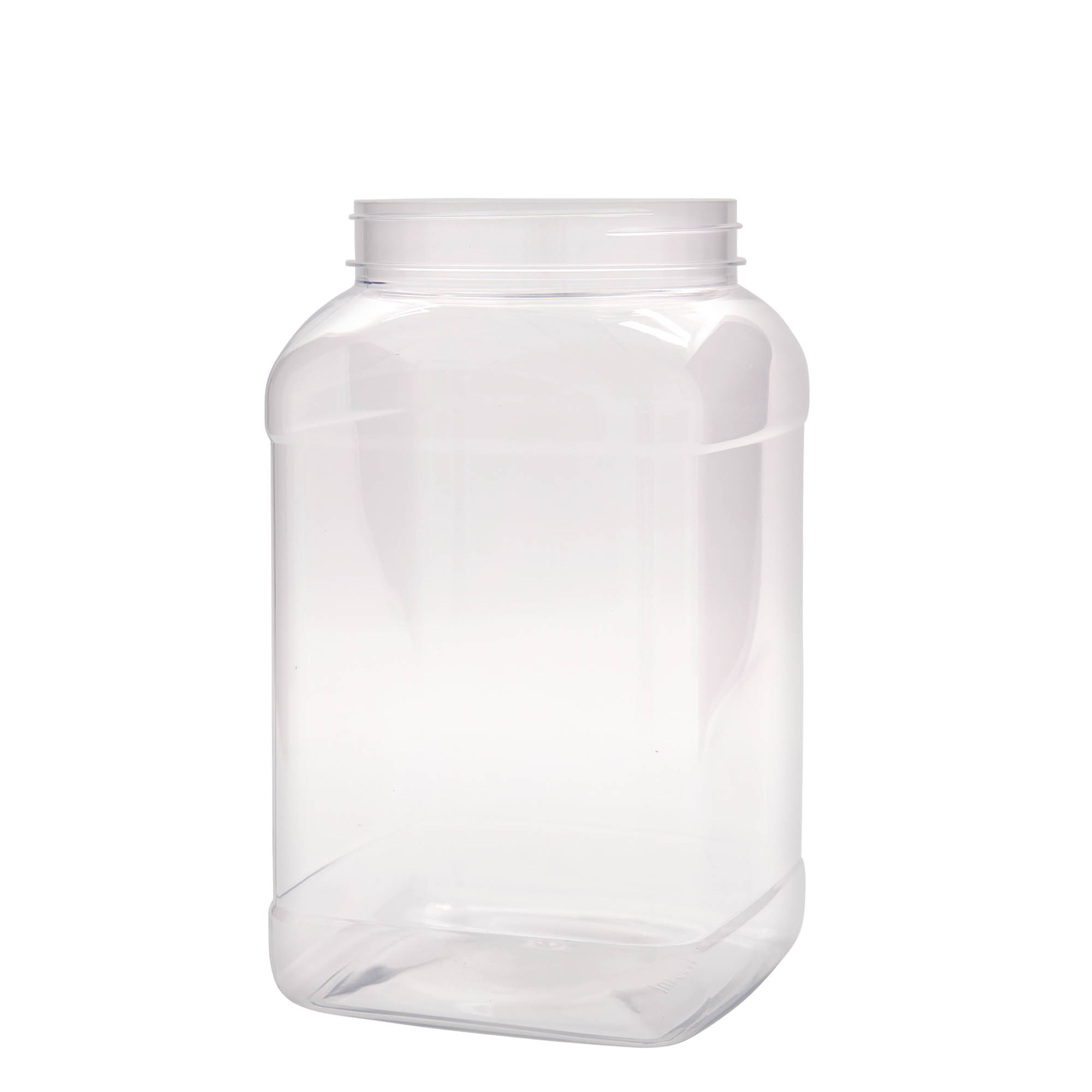 3.000 ml PET-Dose „Dana“, quadratisch, Kunststoff, Mündung: 110/400