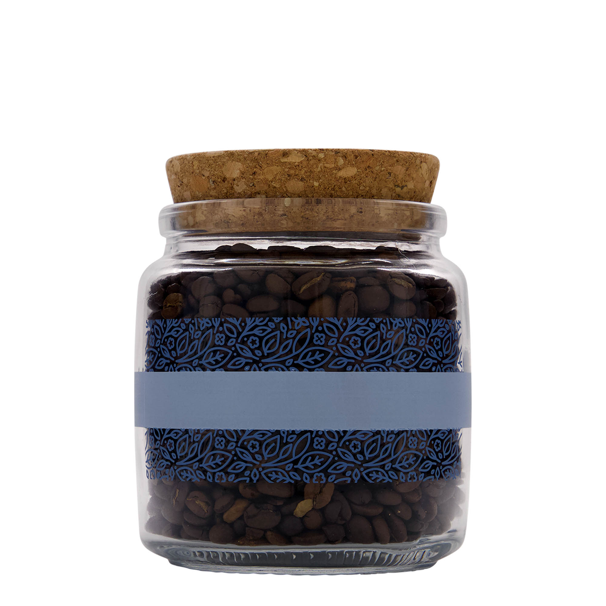 750 ml Korkenglas 'Giara', Motiv: Naturalmente blu, Mündung: Kork 750 ml Korkenglas 'Giara', Motiv: Naturalmente blu, Mündung: Kork