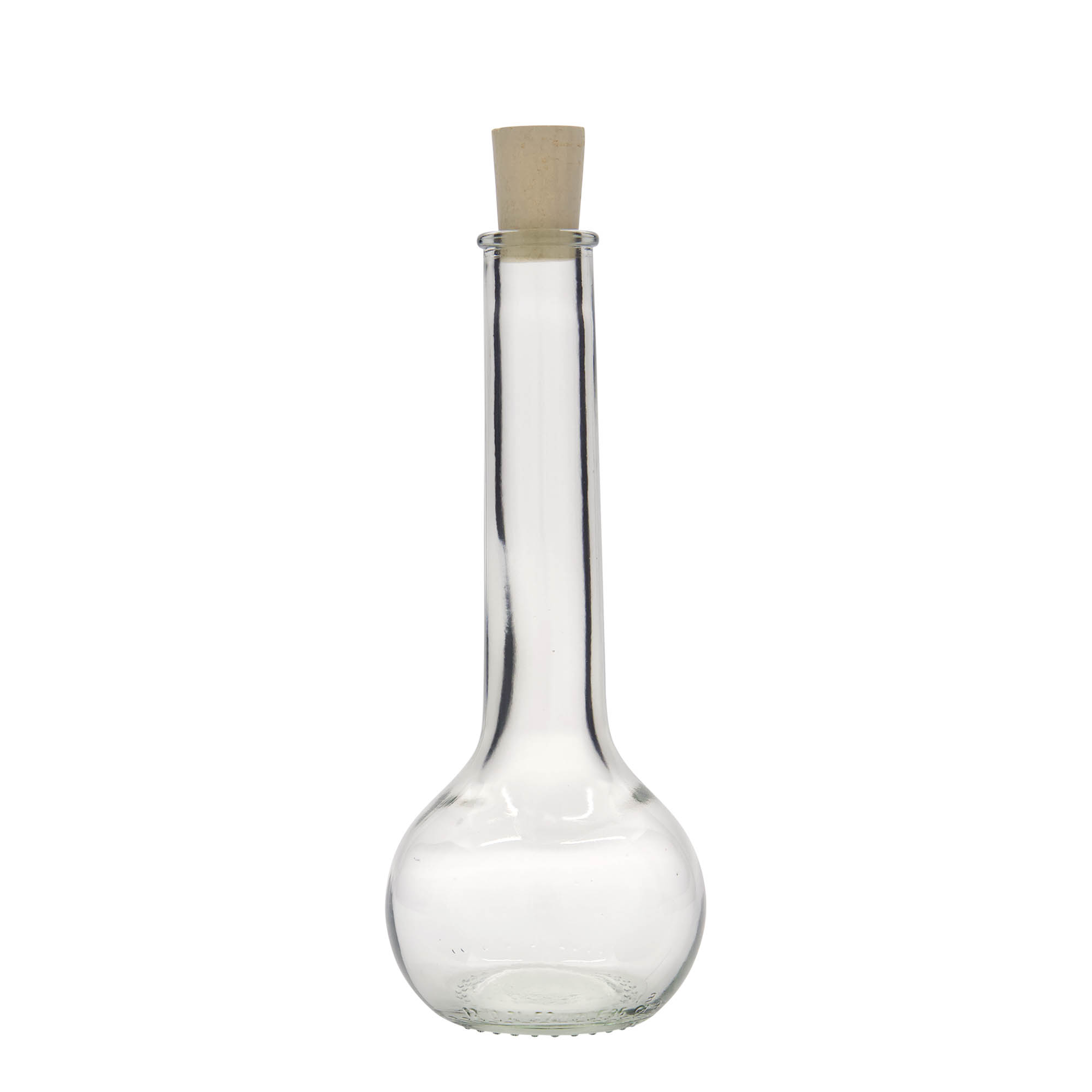 200 ml Glasflasche „Tulipano“, Mündung: Kork