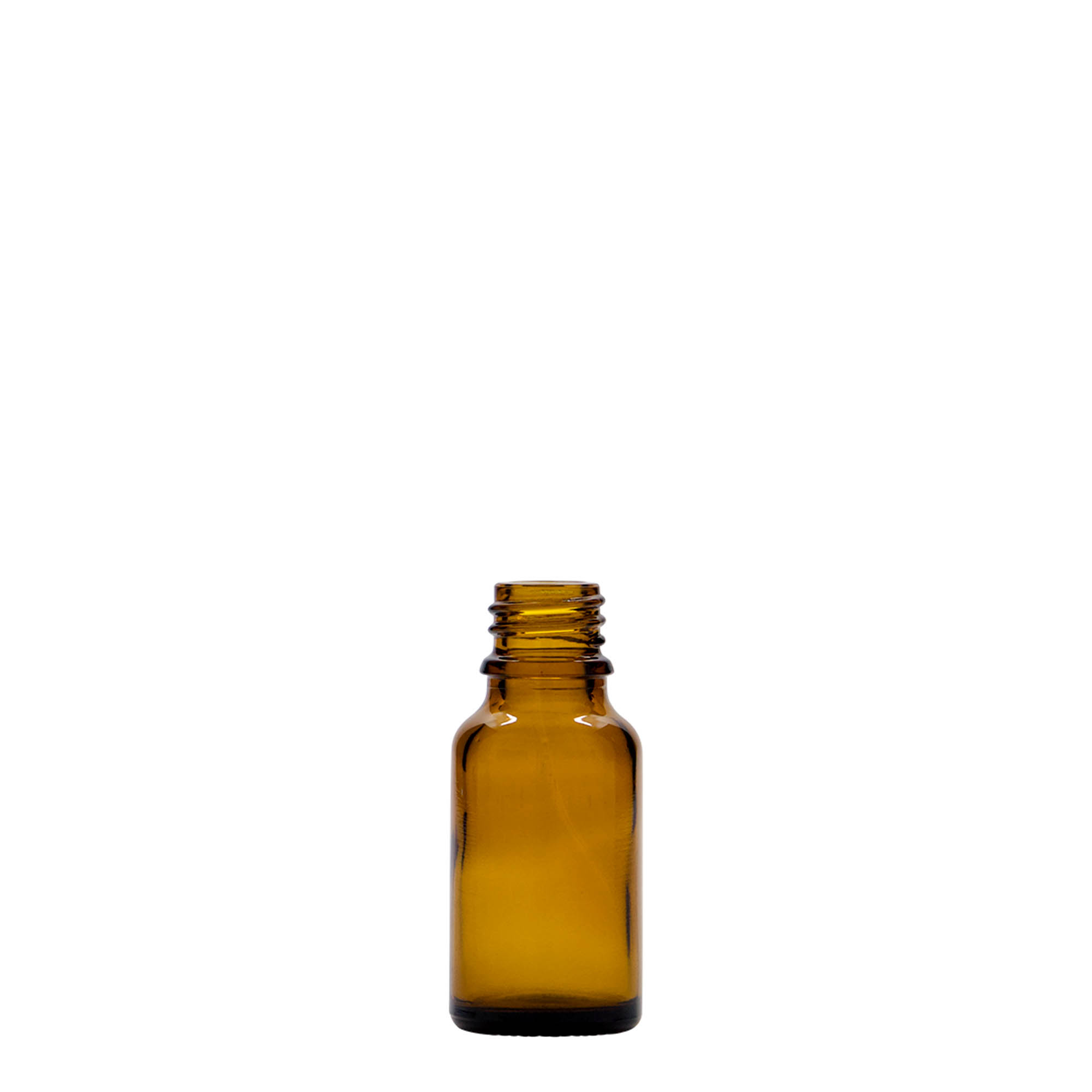 15 ml Medizinflasche, Glas, braun, Mündung: DIN 18 15 ml Medizinflasche, Glas, braun, Mündung: DIN 18