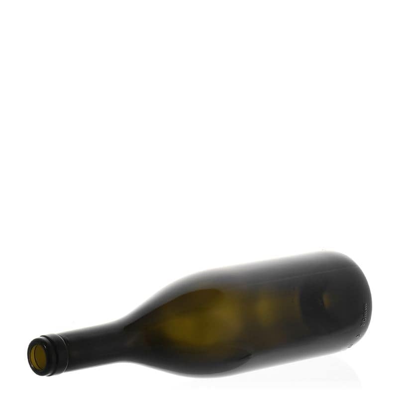 750 ml Weinflasche 'Tiffany', antikgrün, Mündung: Kork