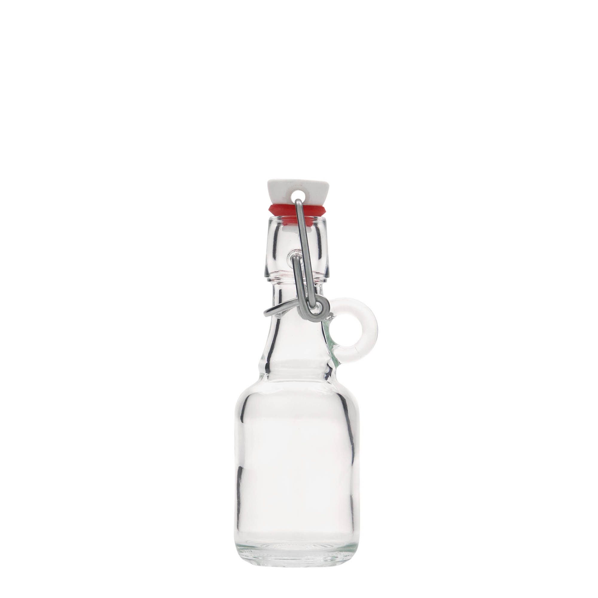 40 ml Glasflasche „Santos“, Mündung: Bügelverschluss